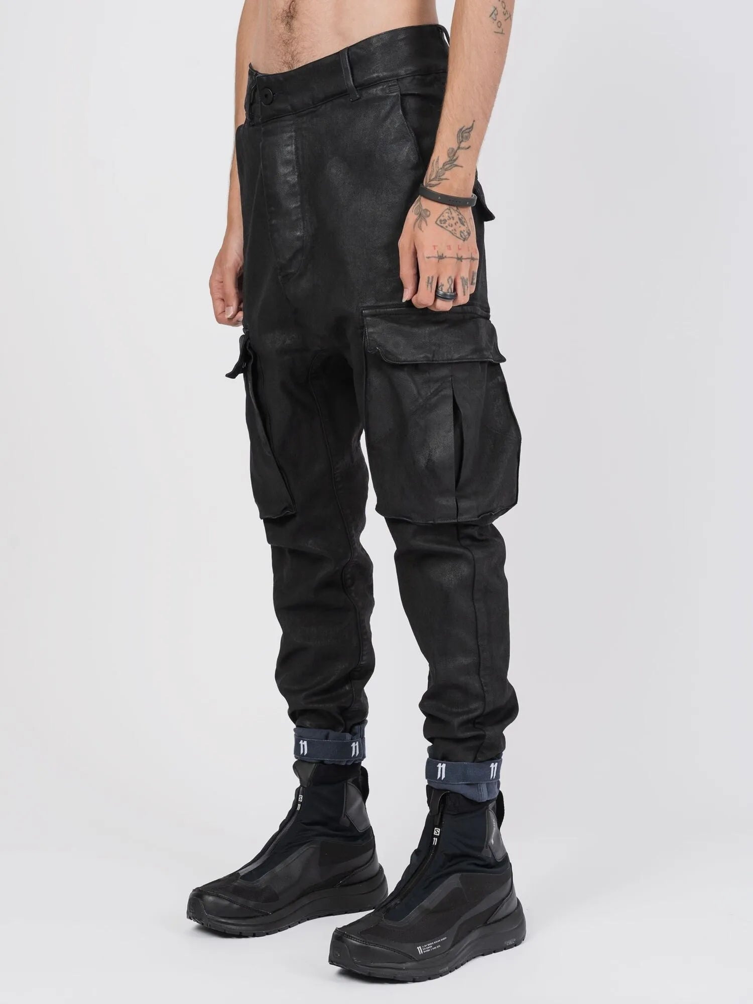 11 by BBS P21B - F1481 Cargo Pants - by 11 BY BORIS BIDJAN