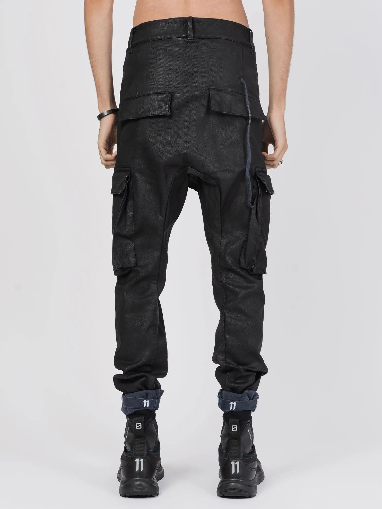 11 by BBS P21B - F1481 Cargo Pants - by 11 BY BORIS BIDJAN