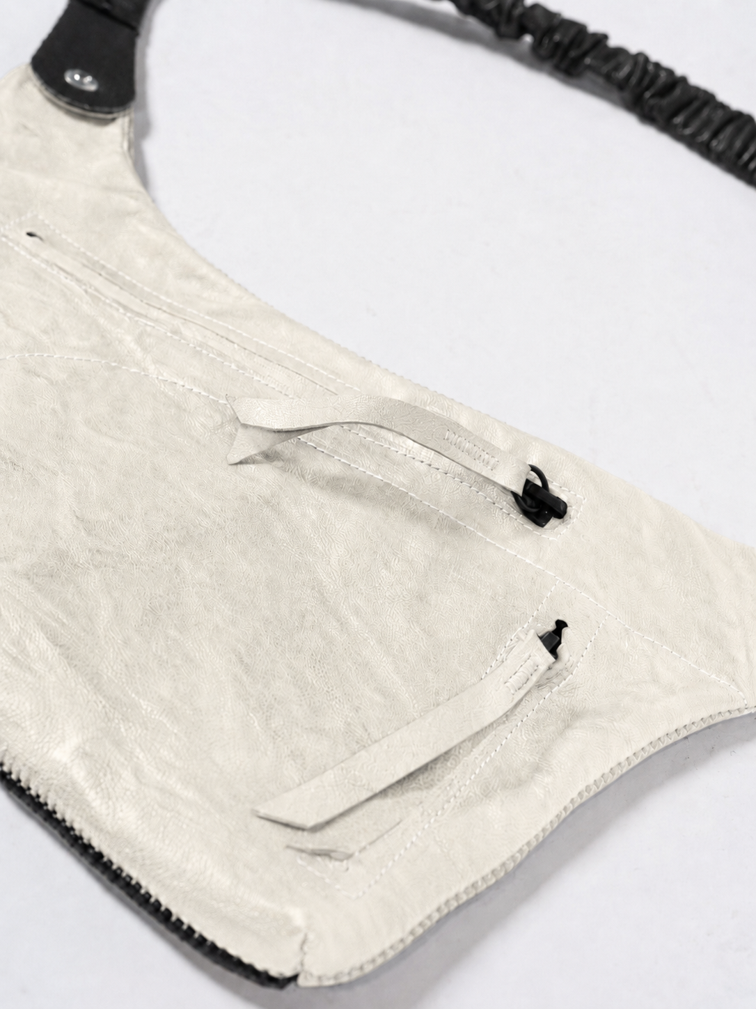 Object-Dyed Leather Crossbody Pouch