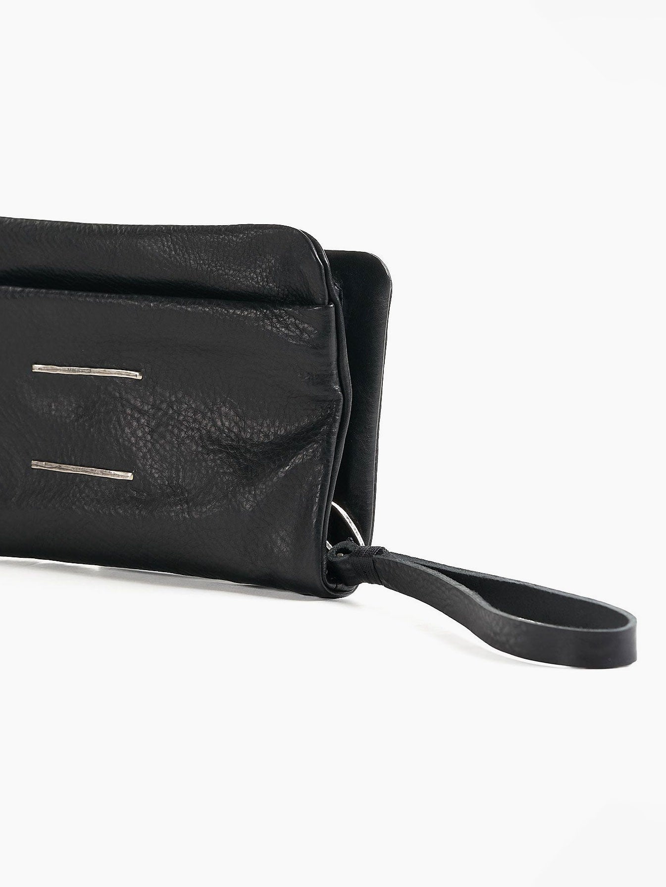 Zipper Wallet with Silver Hardware