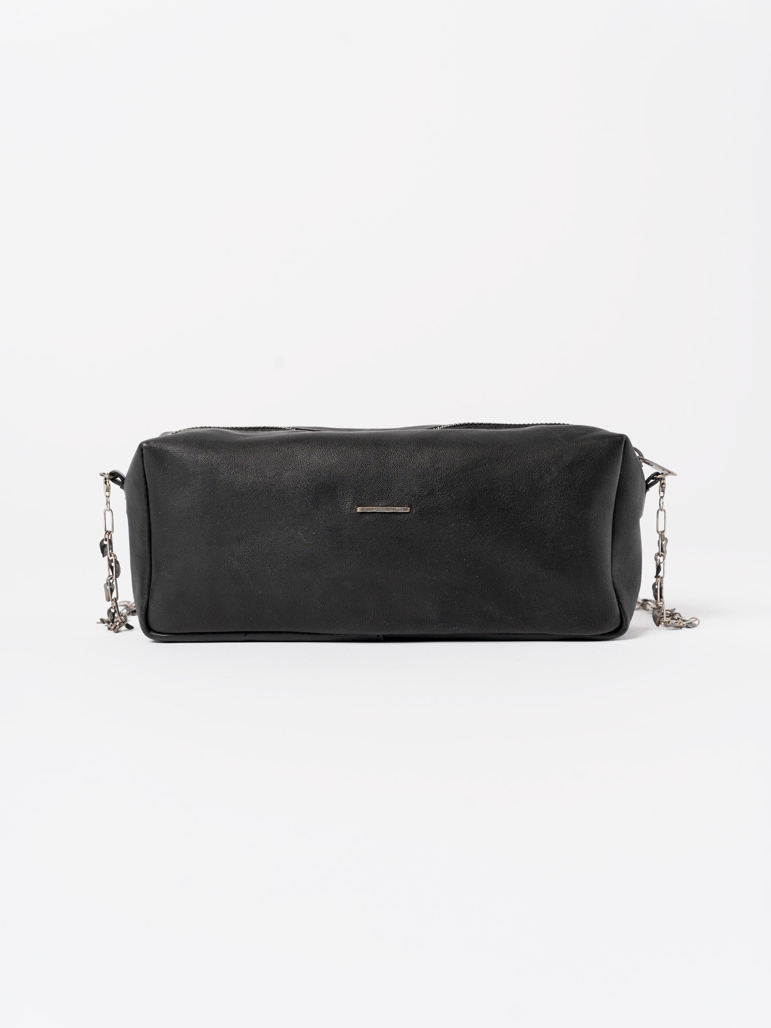 Shoulder Bag with 925 Silver Leaves