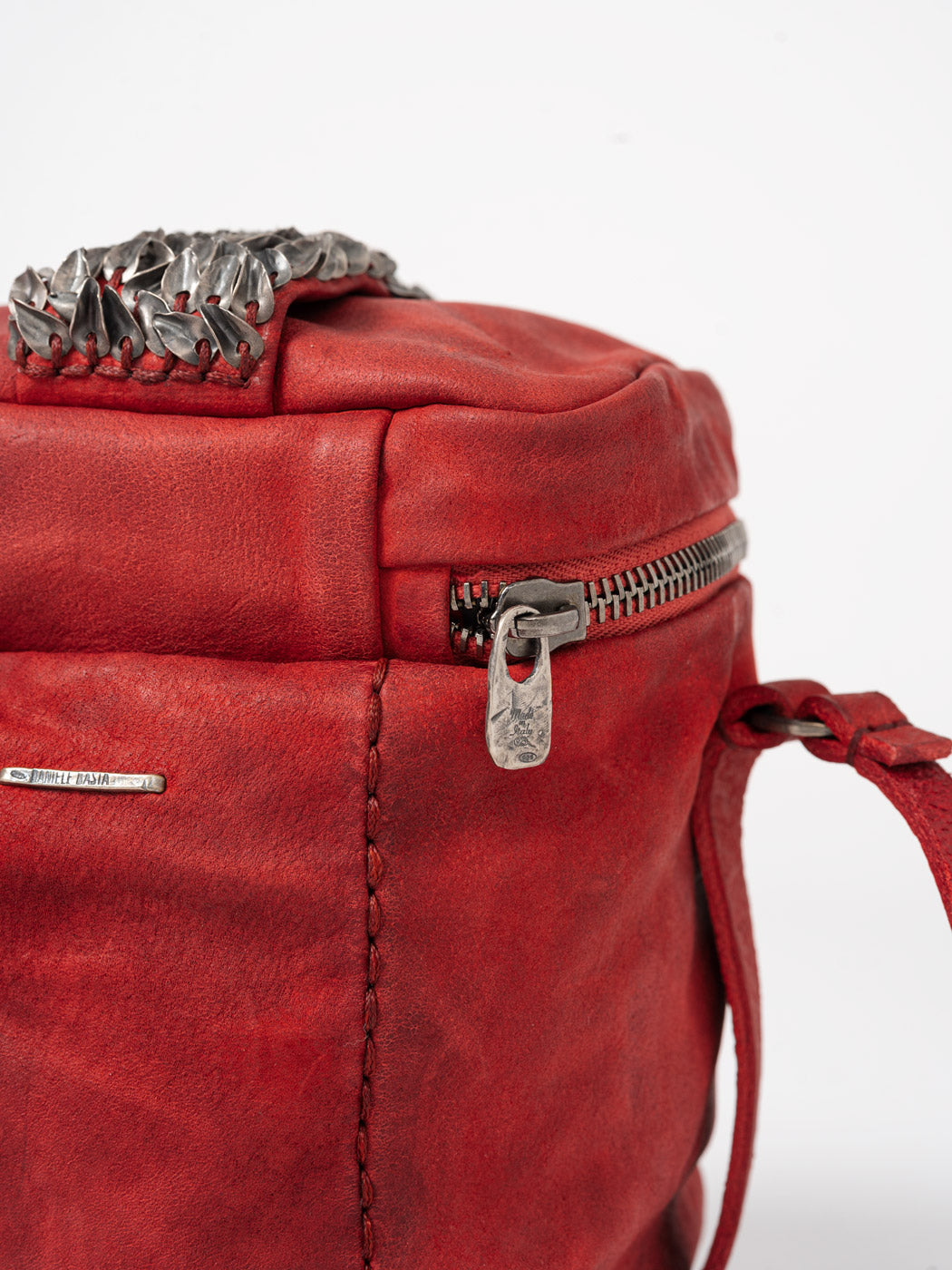 Leather Bag with 925 Silver Details