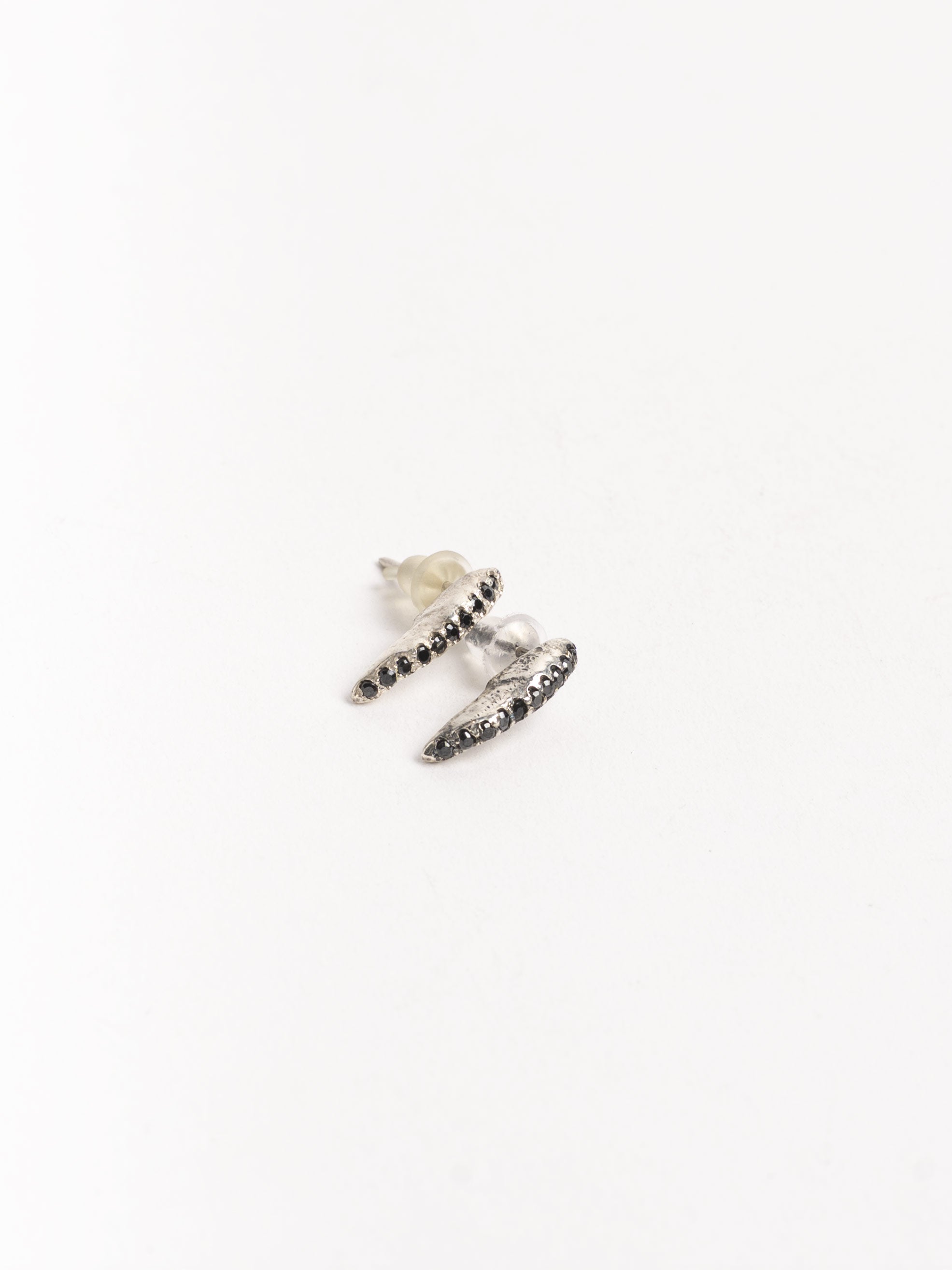 Textured Spinel Stud Earrings