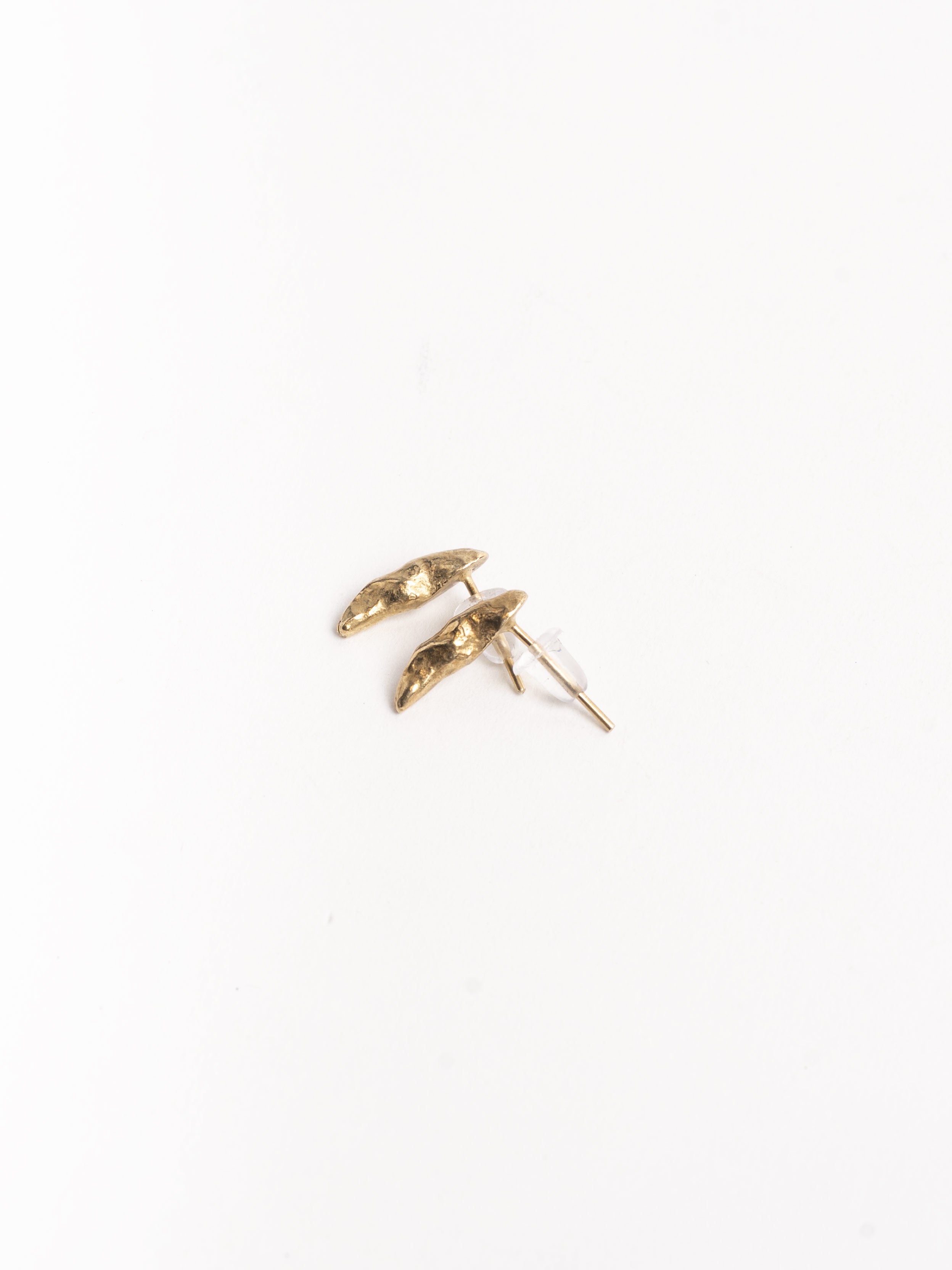 Textured Oval Stud Earrings