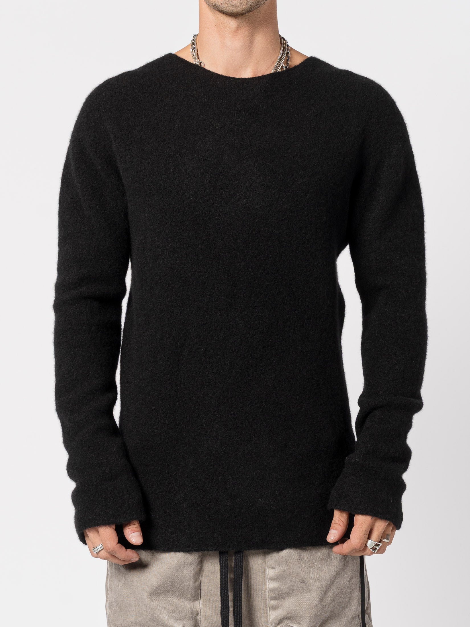 Brushed Cashmere Silk Blend Knit