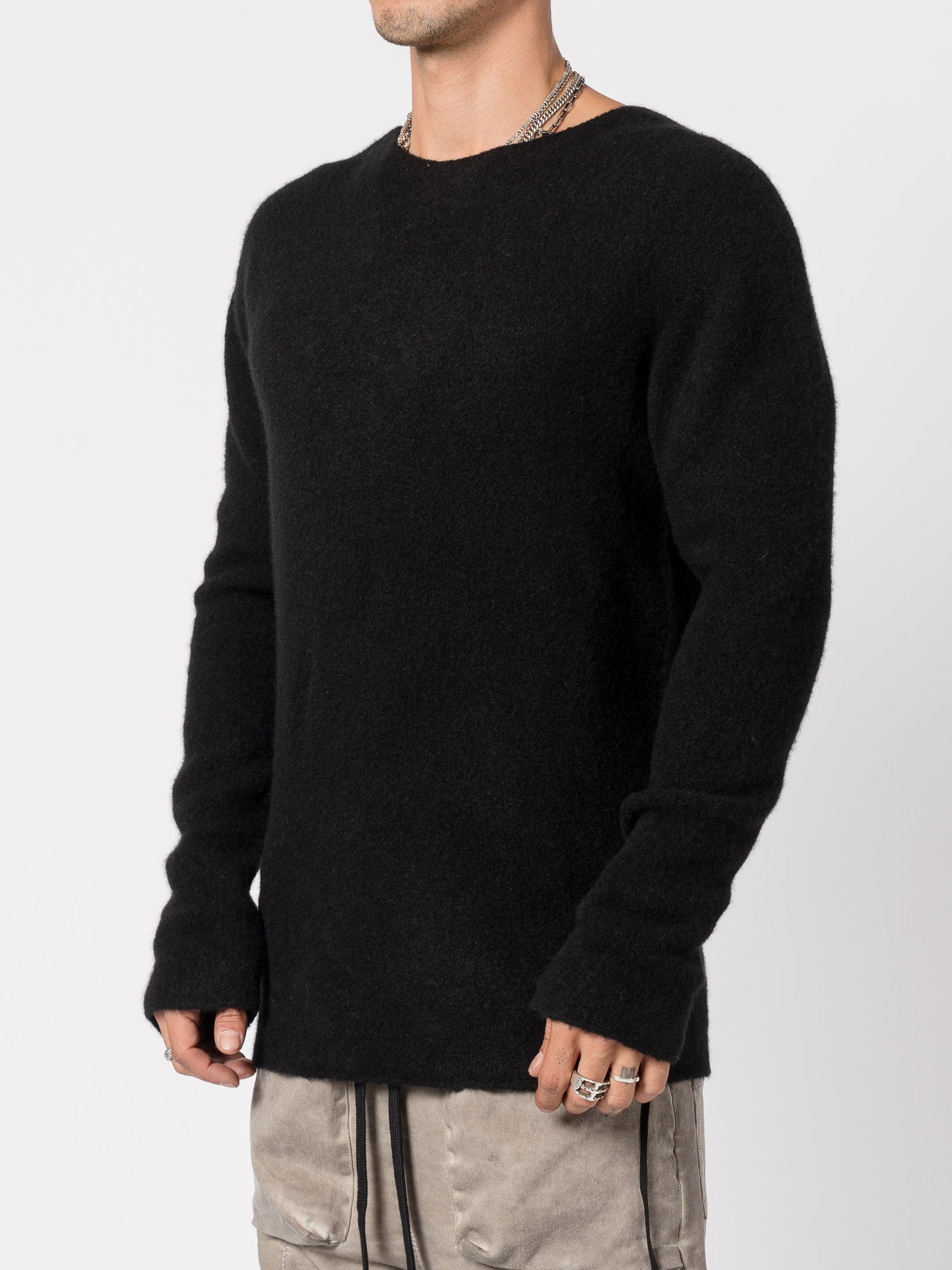 Brushed Cashmere Silk Blend Knit