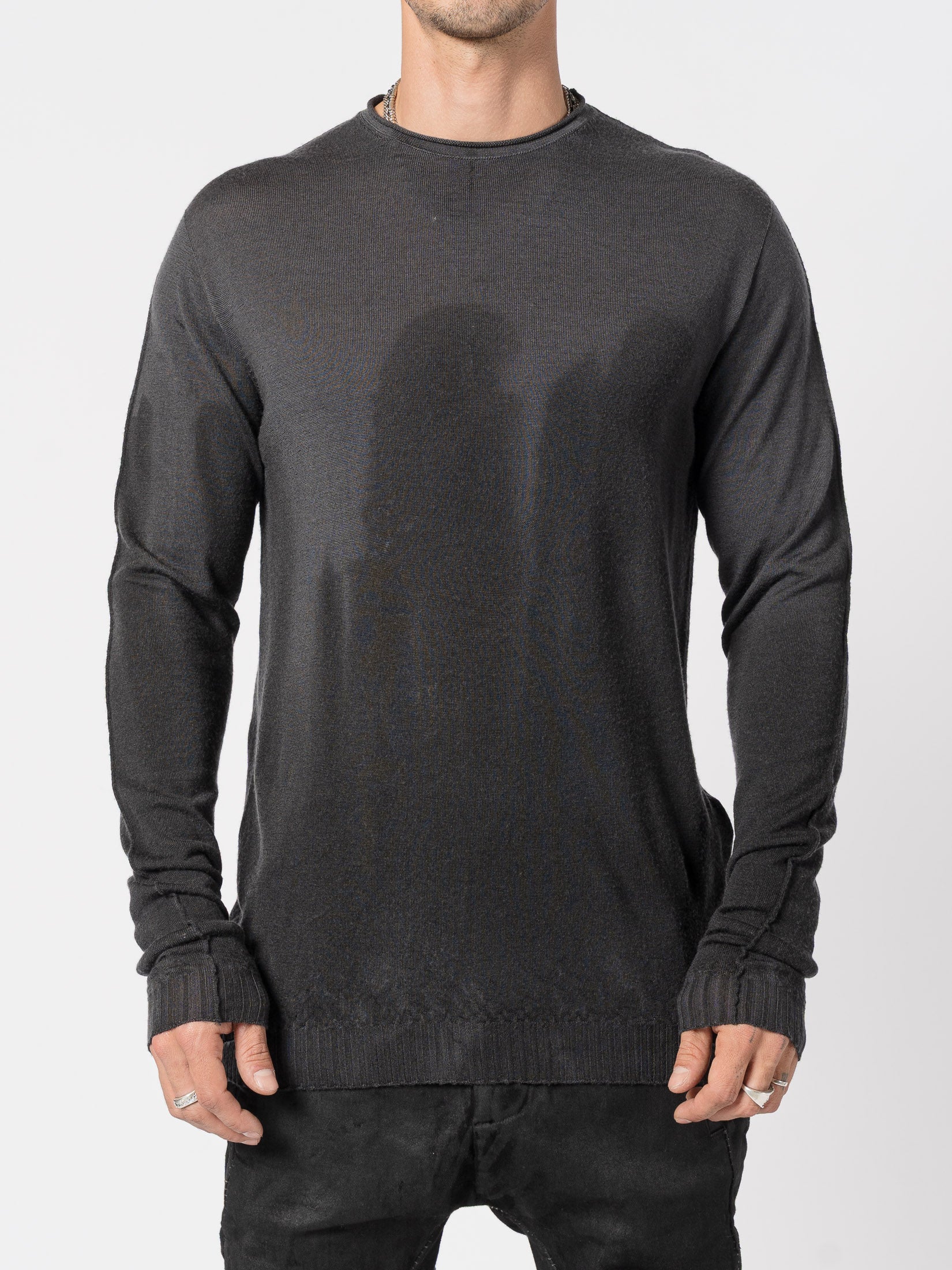 Hand-Dipped Light Wool Knit