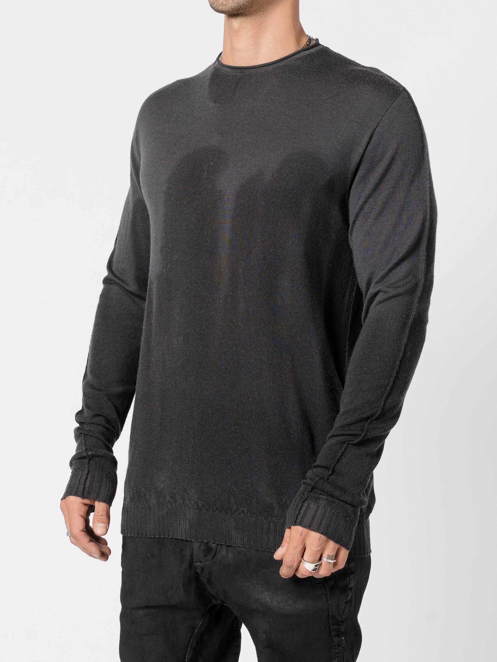 Hand-Dipped Light Wool Knit