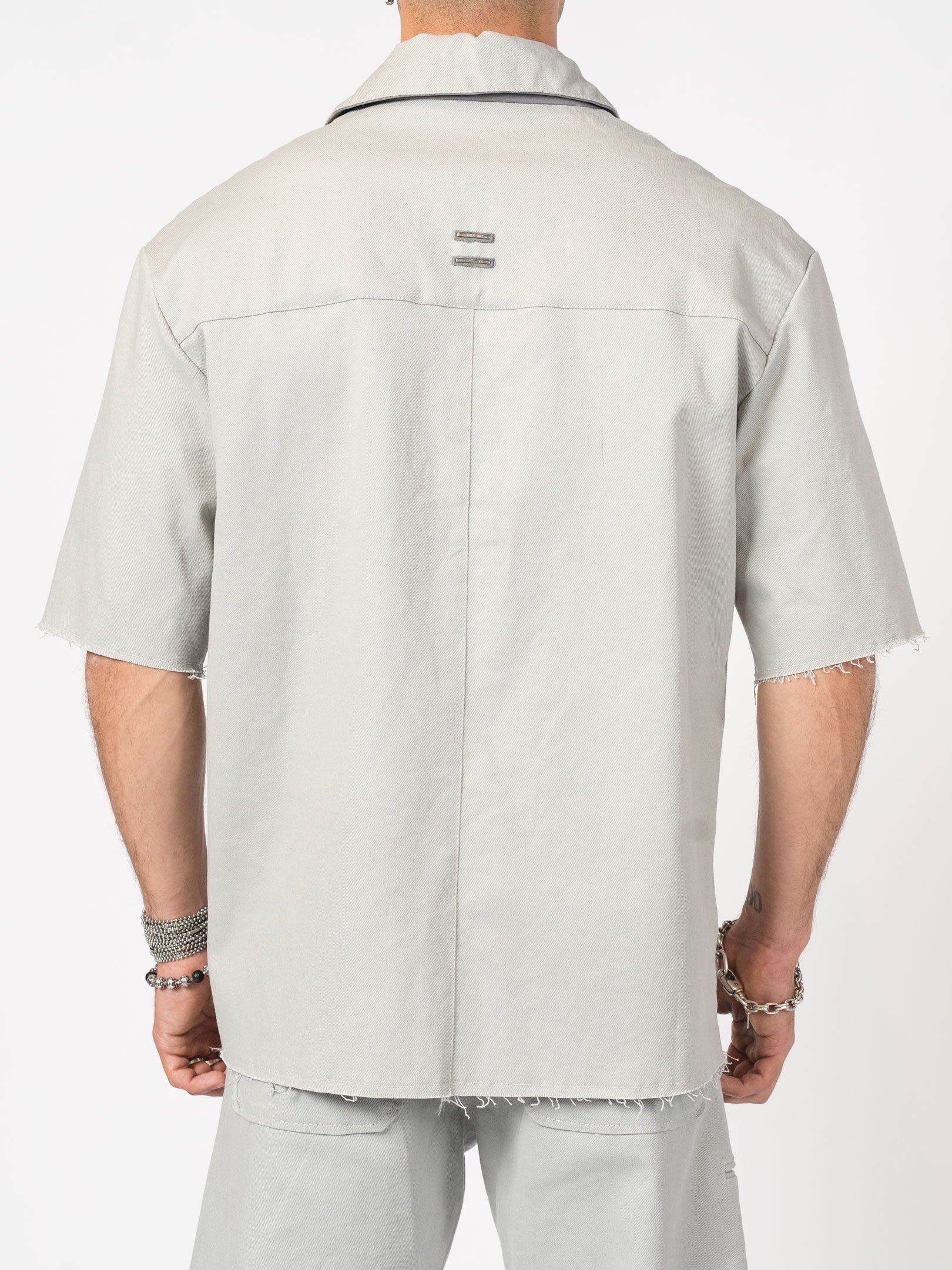 Shirt with Nubuck Accents
