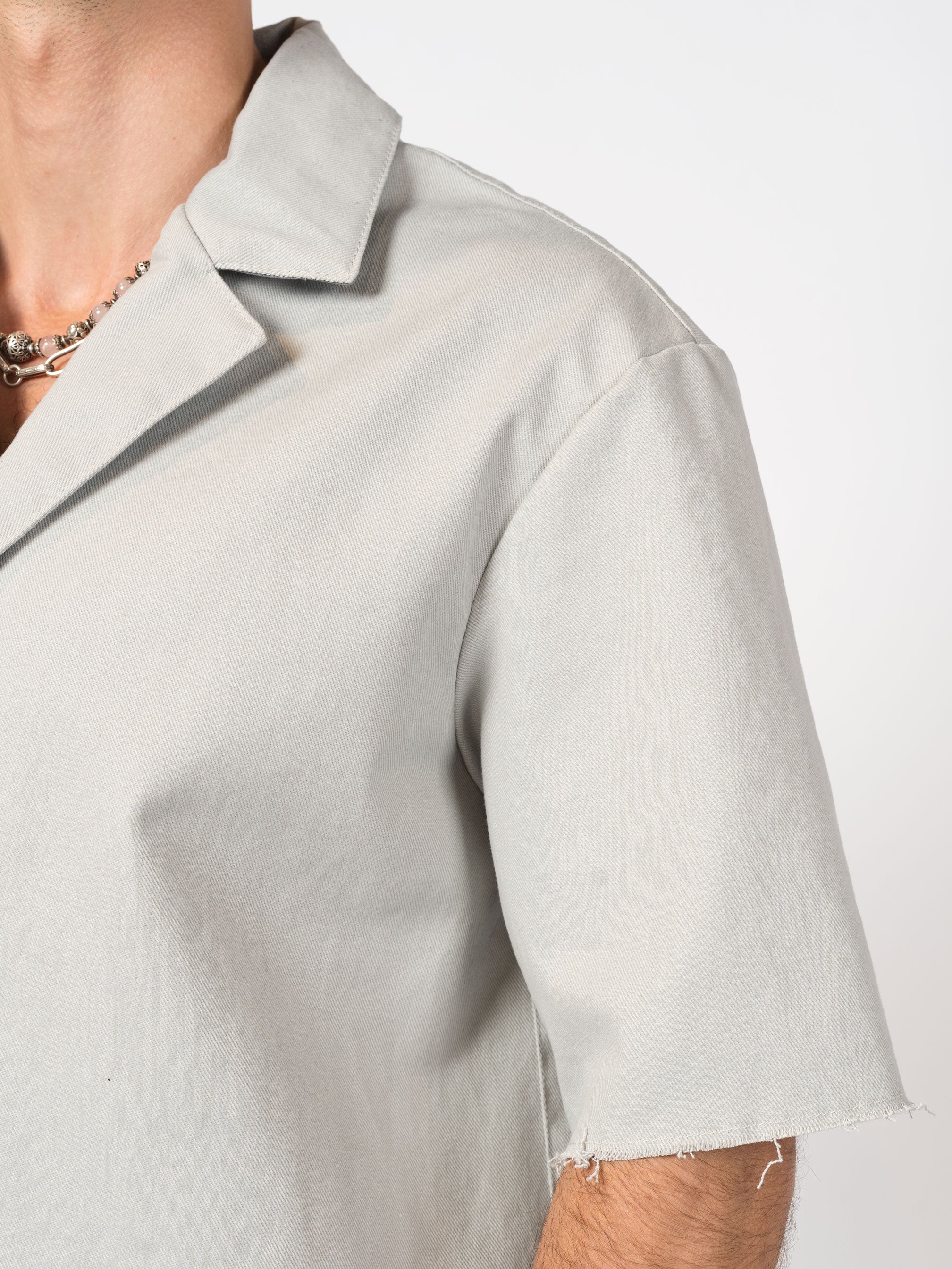 Shirt with Nubuck Accents