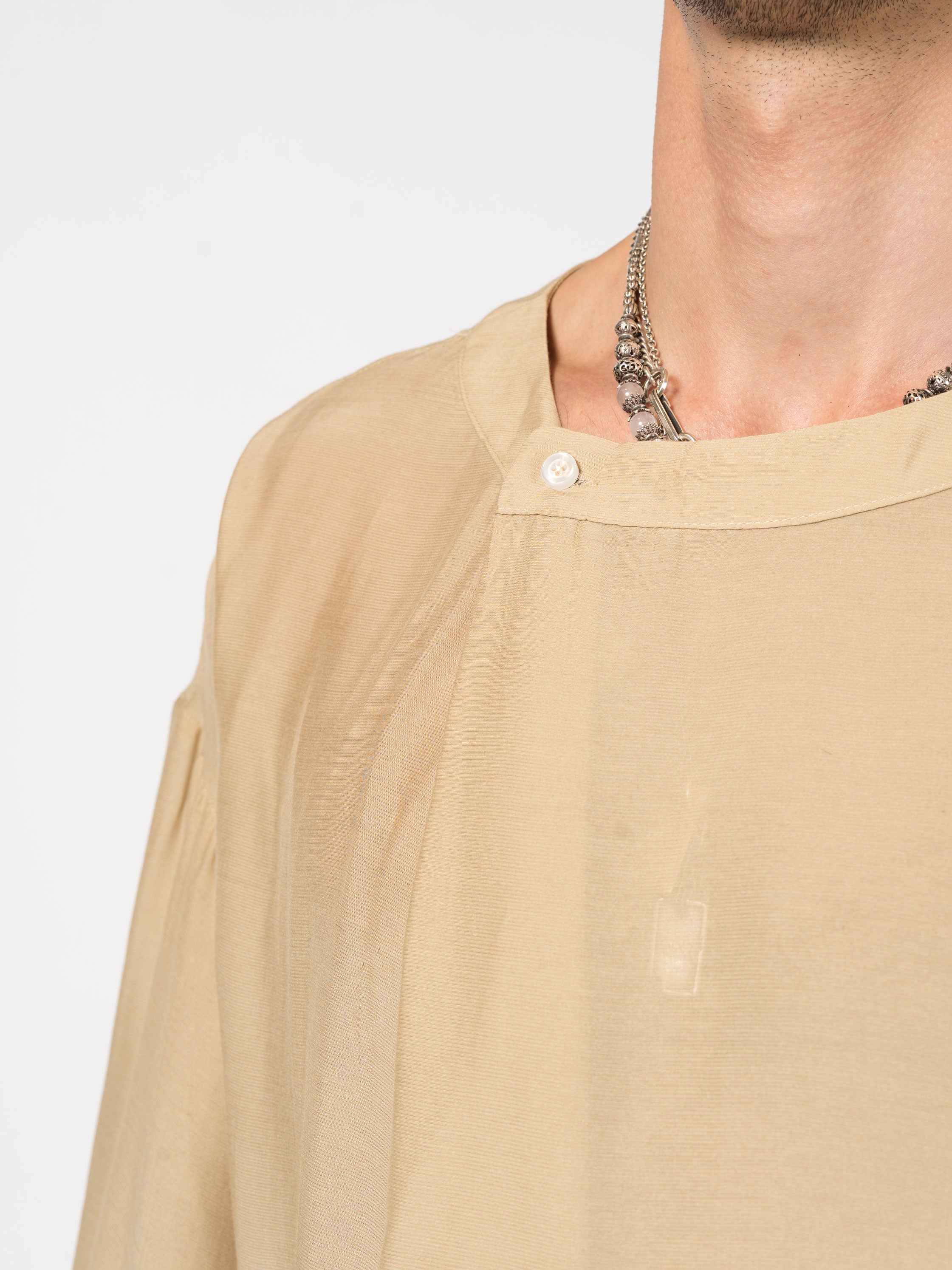 Silk-Blend Overshirt