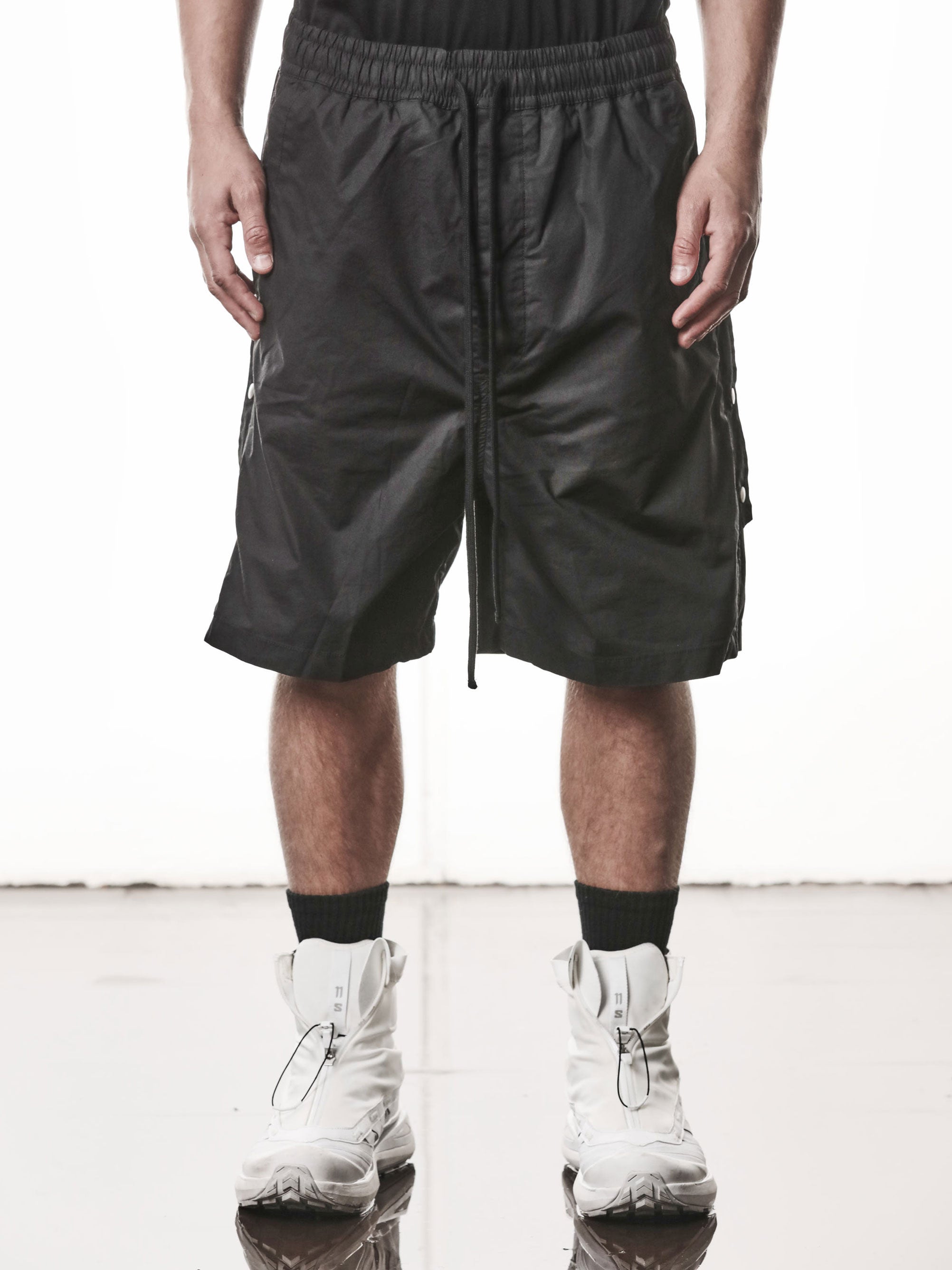 Drop-Crotch Utility Shorts