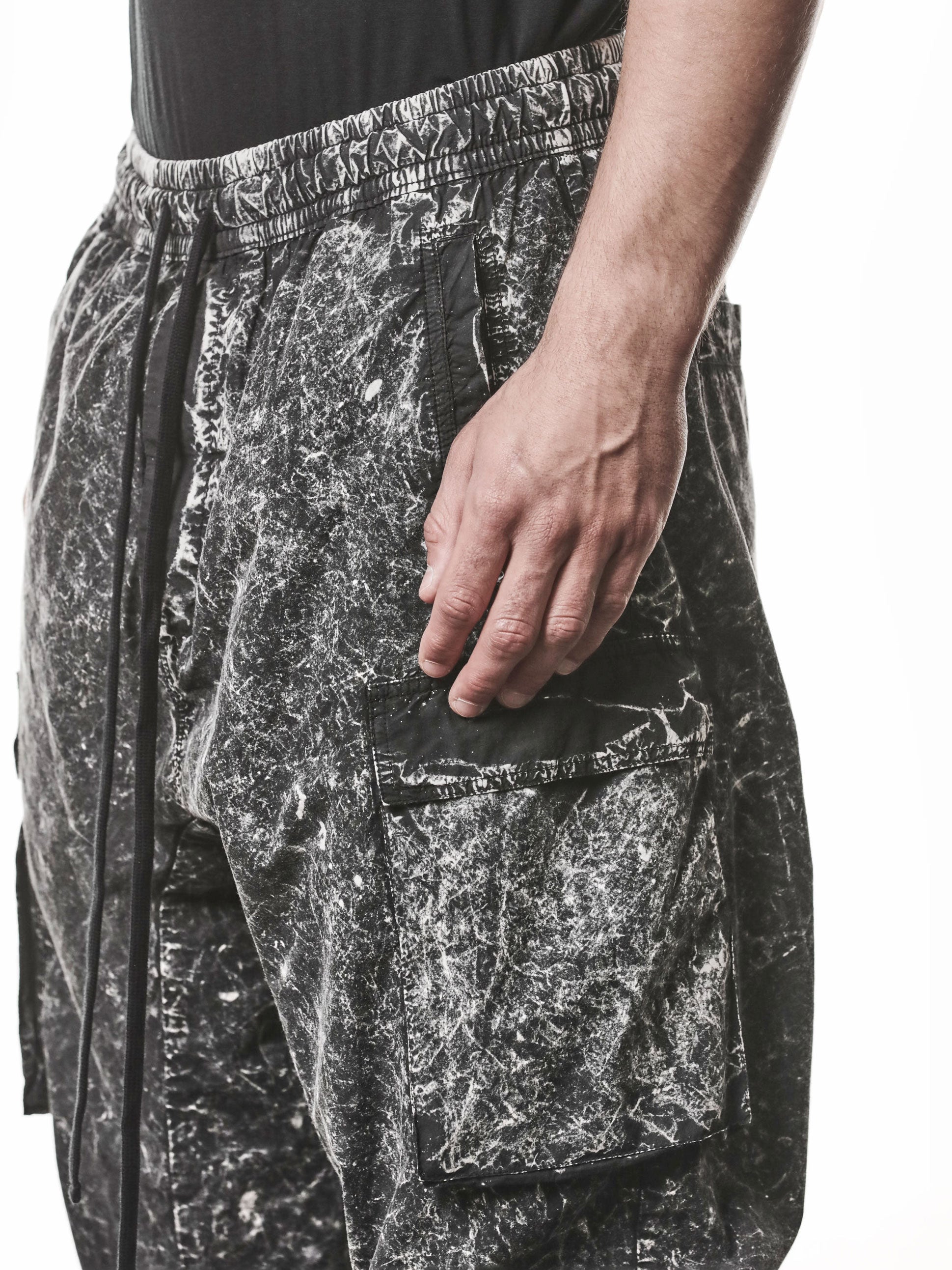 Woven Cotton Cargo Trousers
