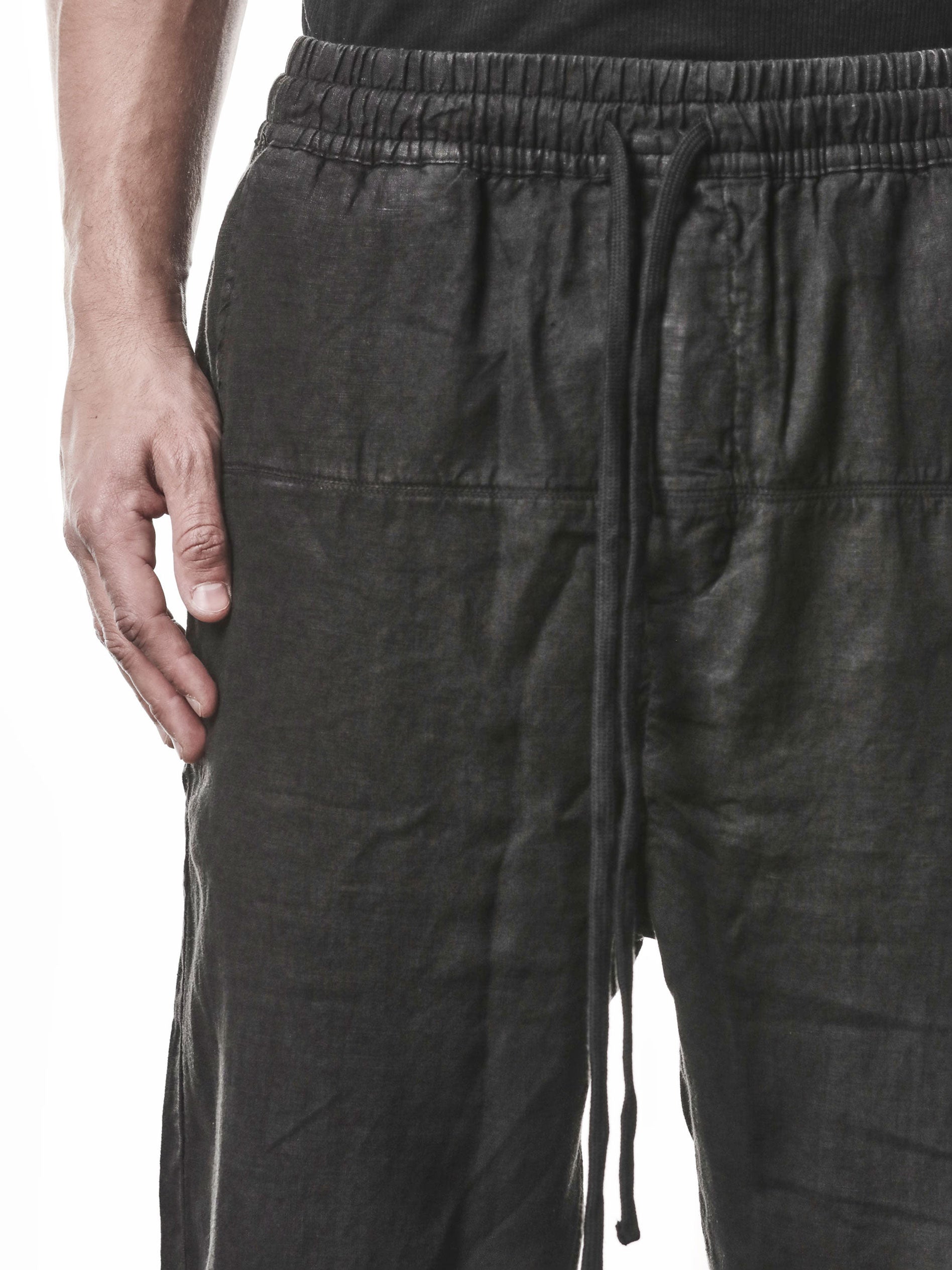 Cropped Linen Trousers