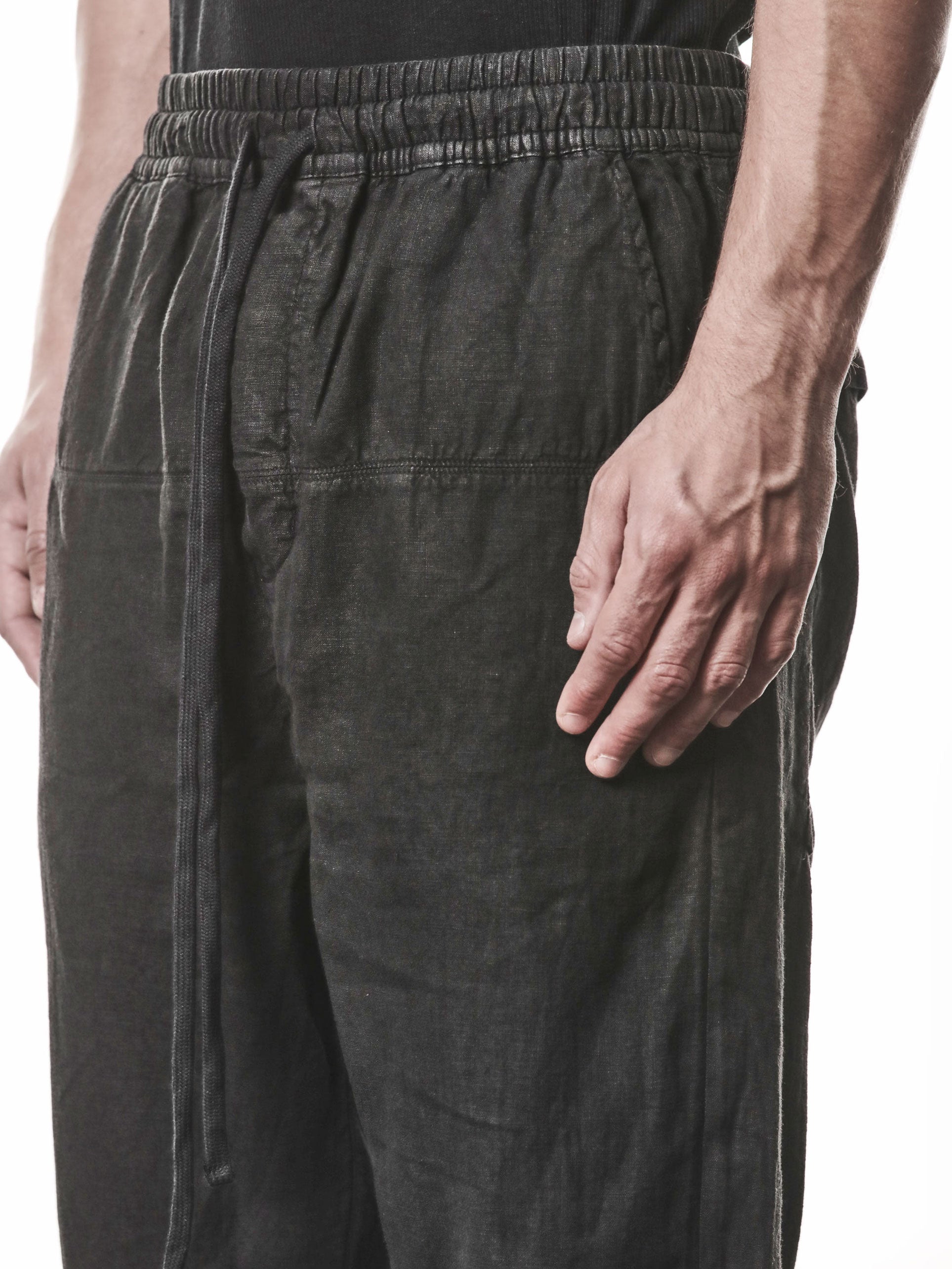 Cropped Linen Trousers