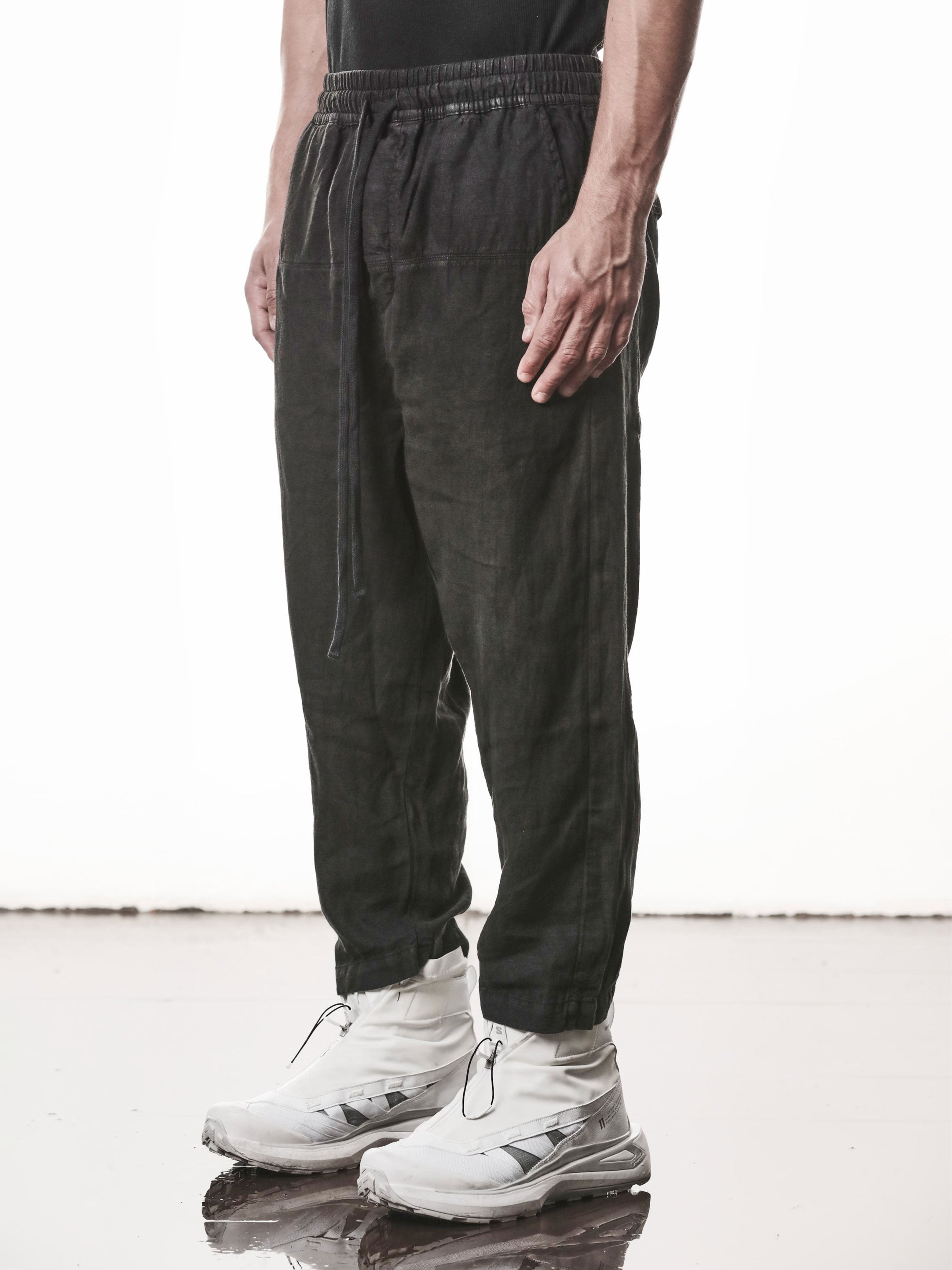 Cropped Linen Trousers