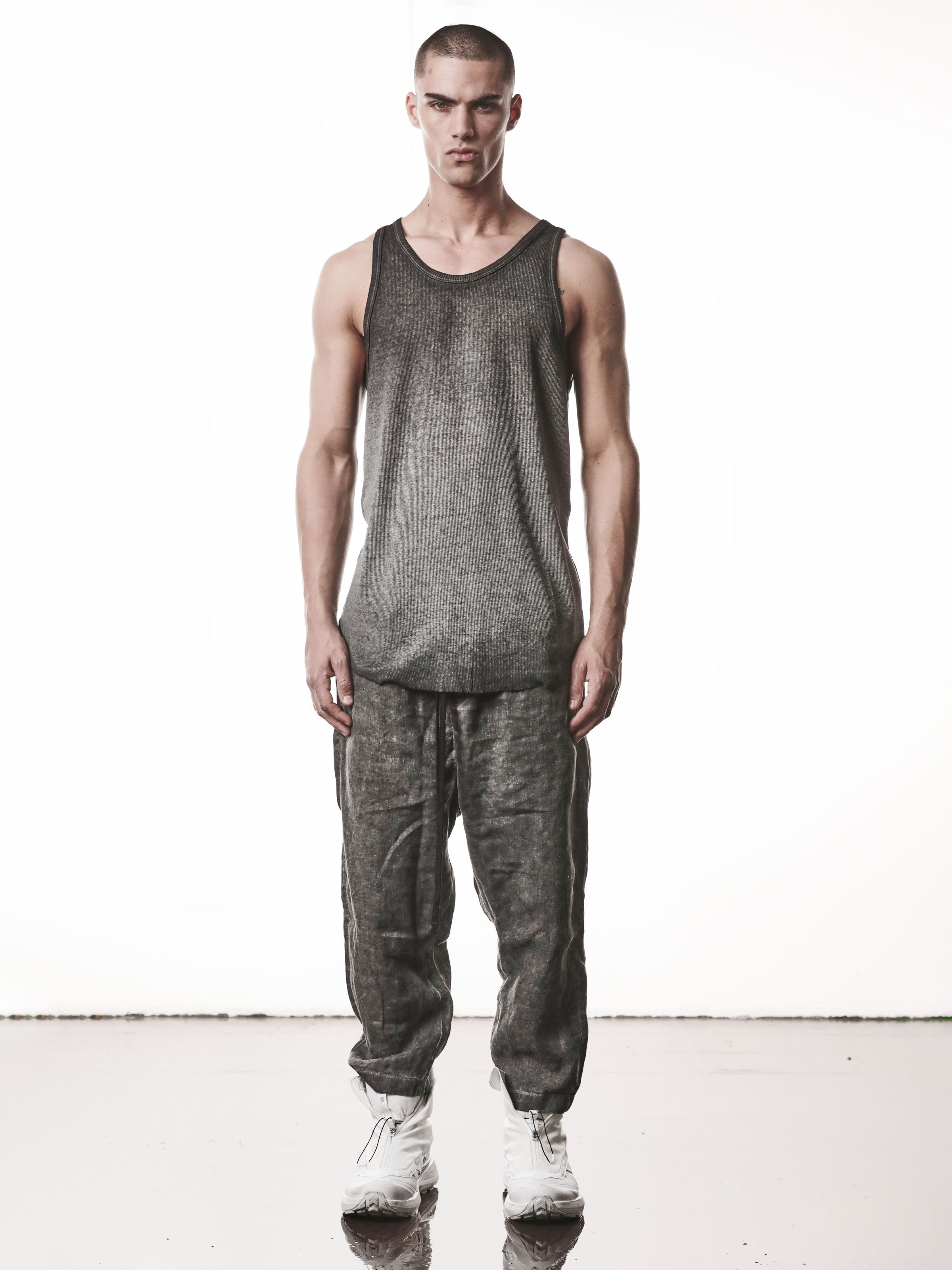 Cropped Linen Trousers