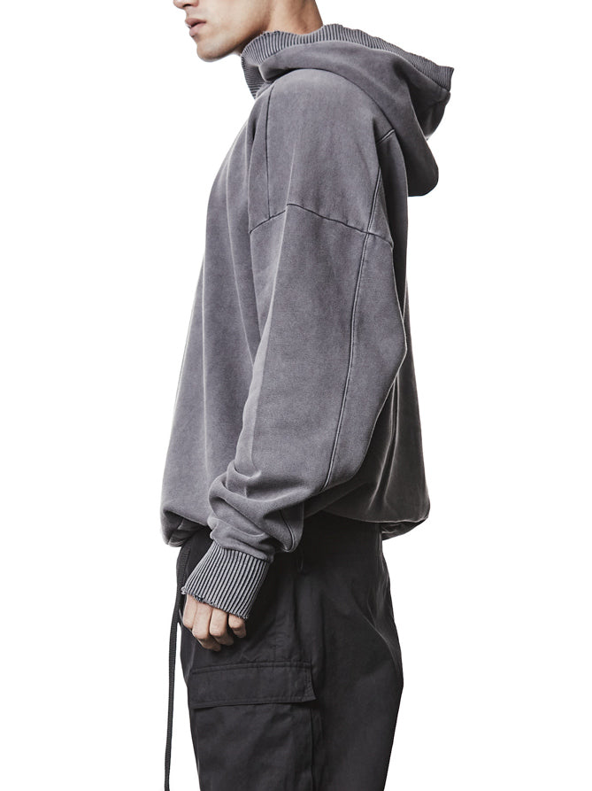 Cropped Hooded Sweatshirt