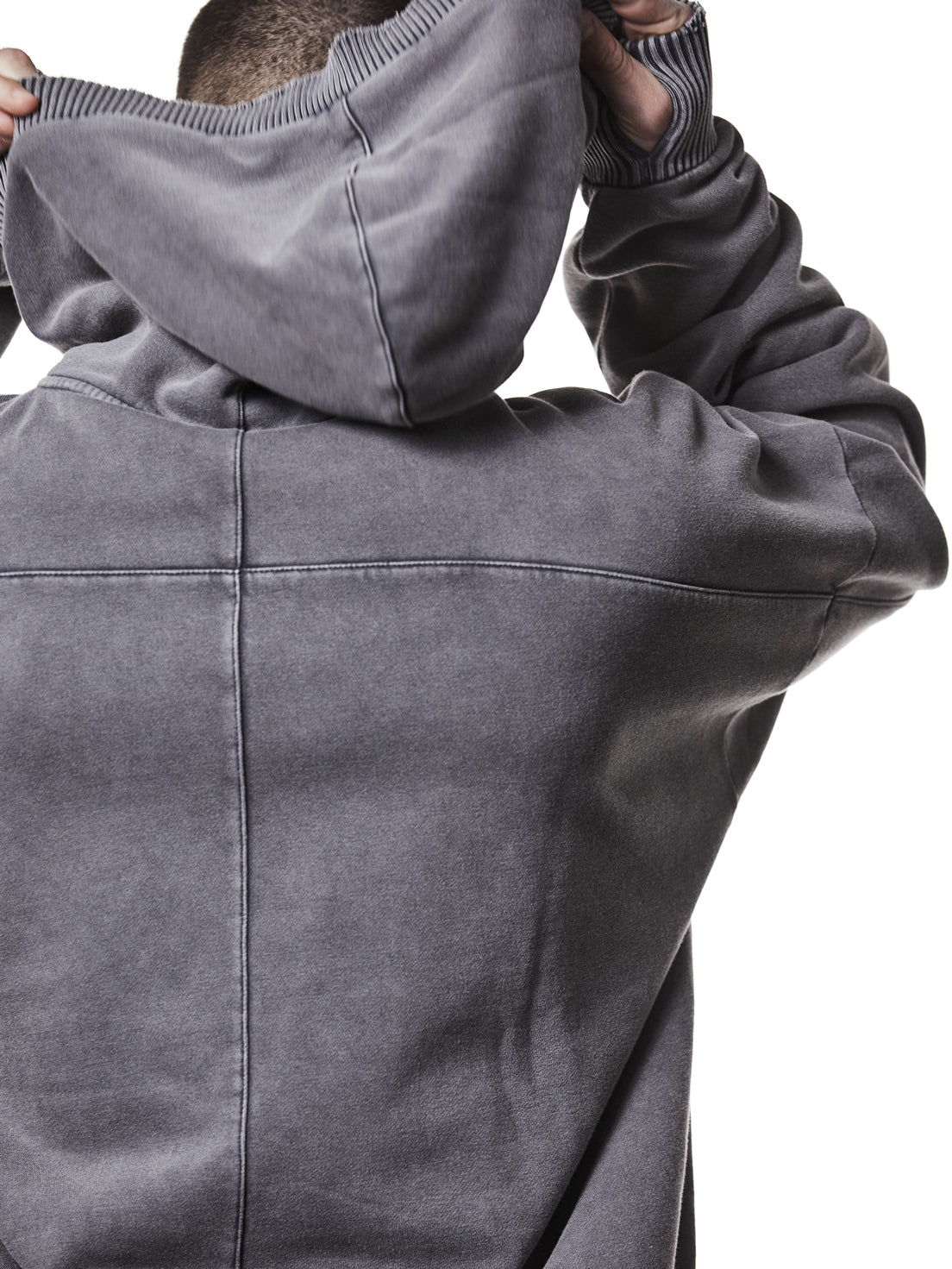 Cropped Hooded Sweatshirt