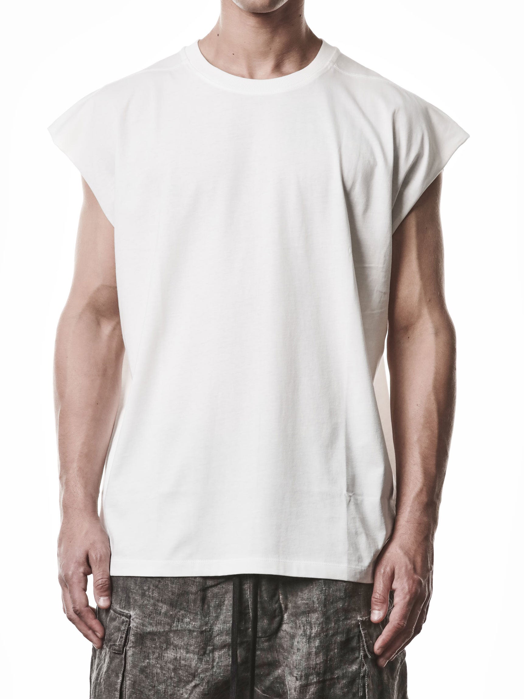 Raw Shoulder Oversized Tee