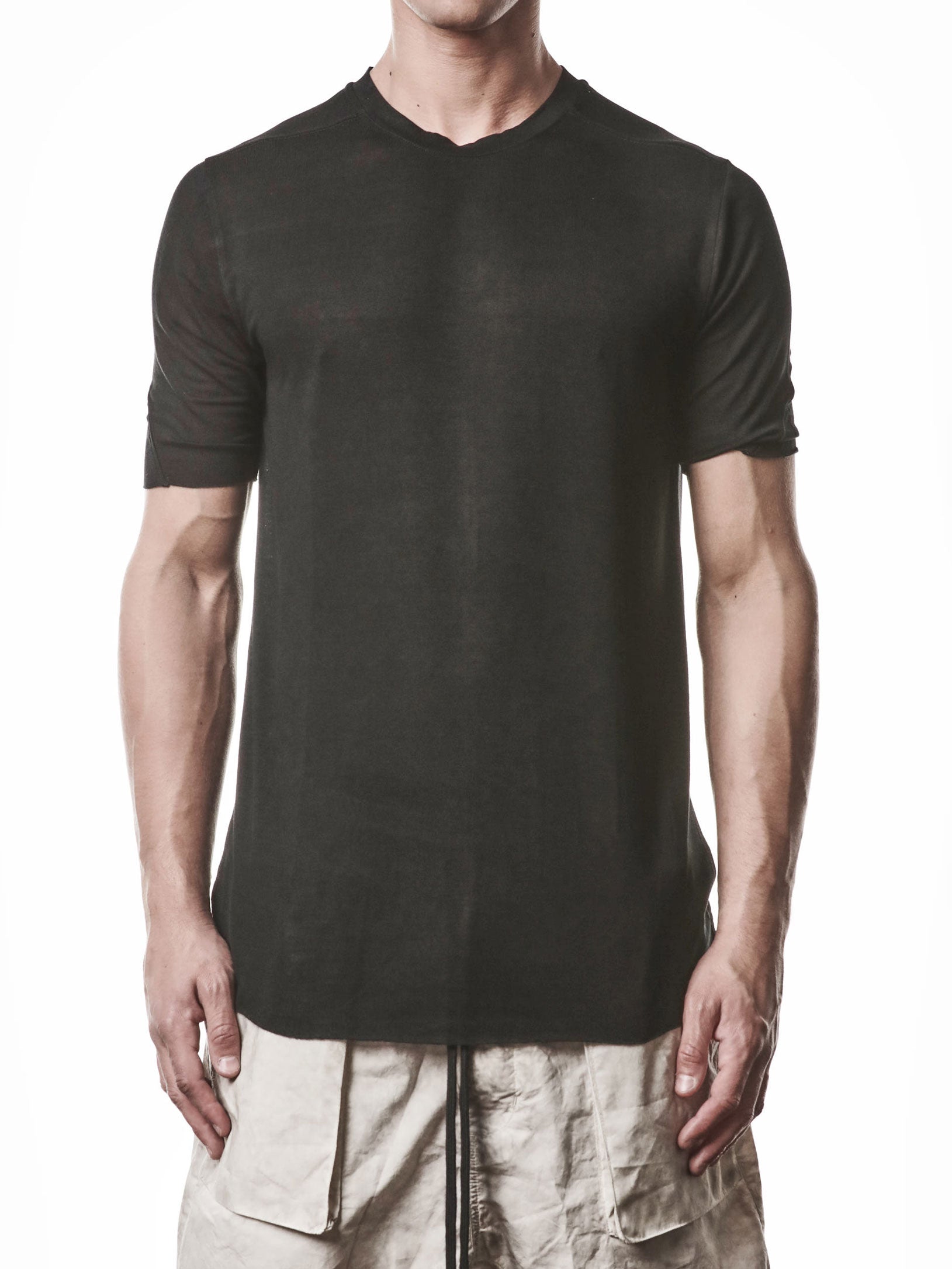 Viscose Raw Edge T-Shirt