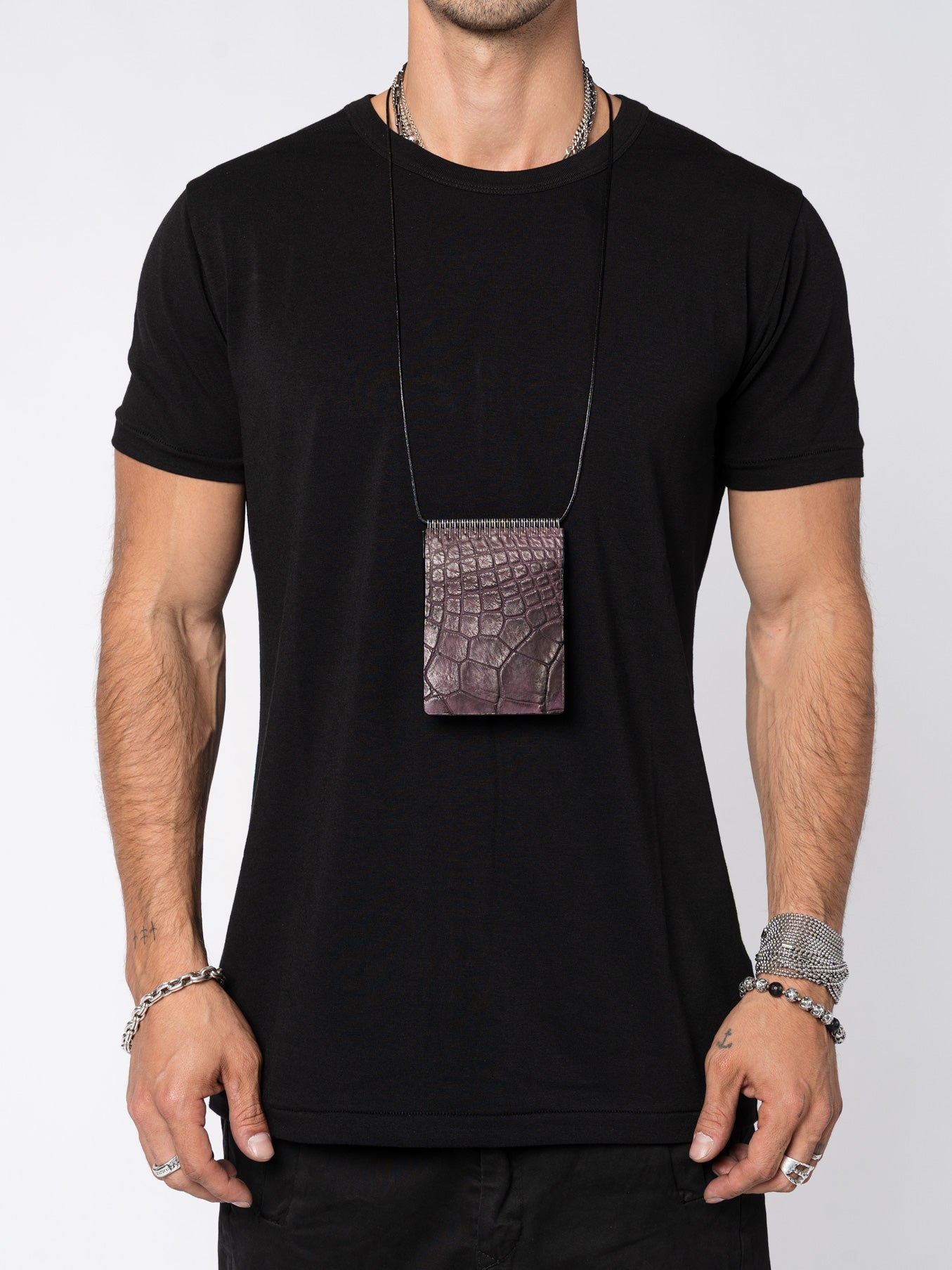 Alligator Leather Wallet - by ISAAC SELLAM