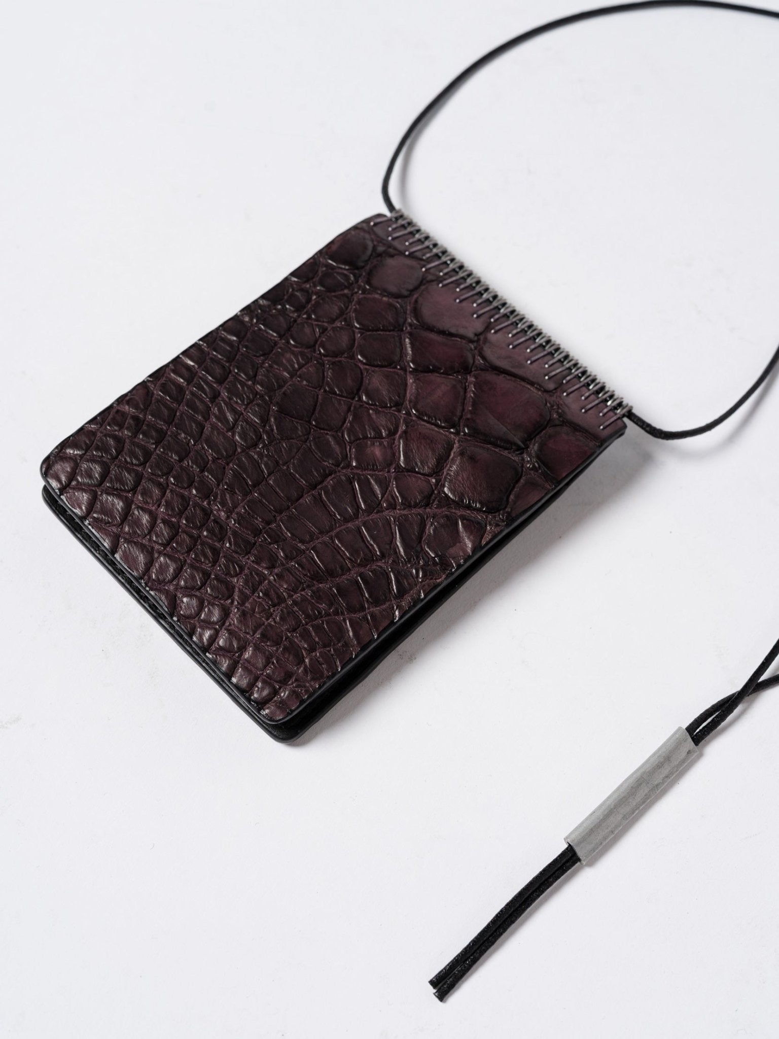 Alligator Leather Wallet - by ISAAC SELLAM
