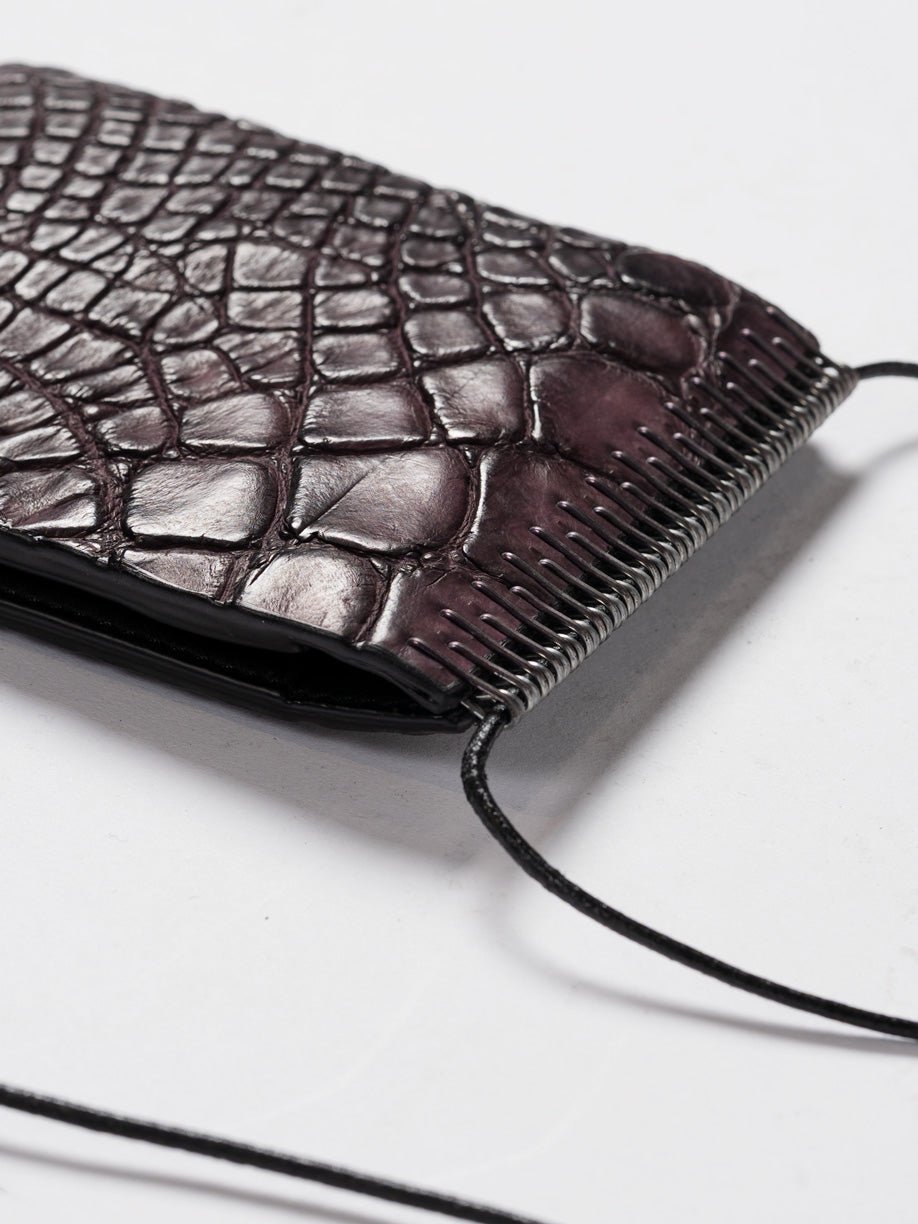 Alligator Leather Wallet - by ISAAC SELLAM