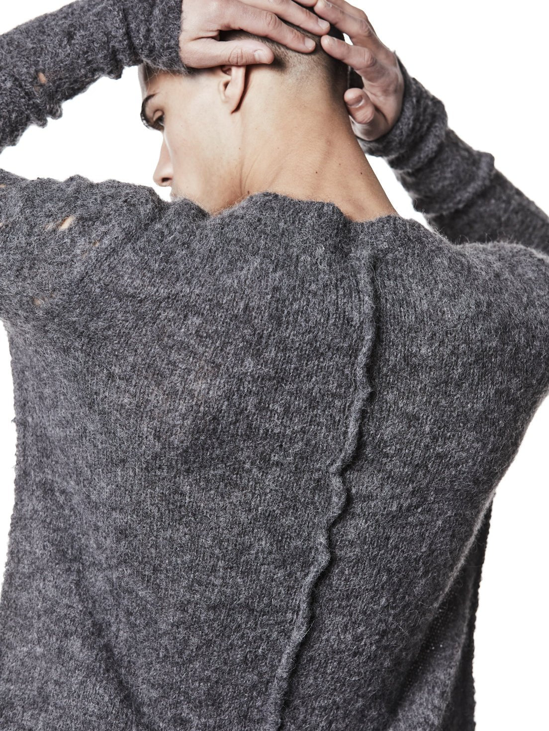 Alpaca Round Neck Sweater - by THOM KROM