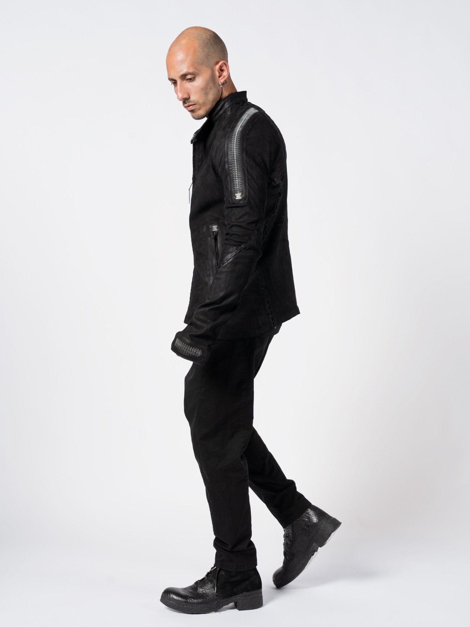 Azymute Leather Jacket - by ISAAC SELLAM