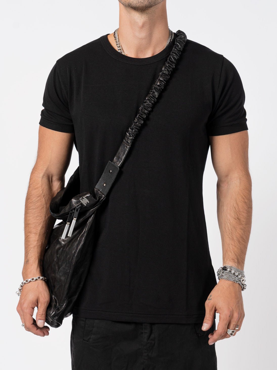 Balladeur Lambskin Shoulder Bag - by ISAAC SELLAM