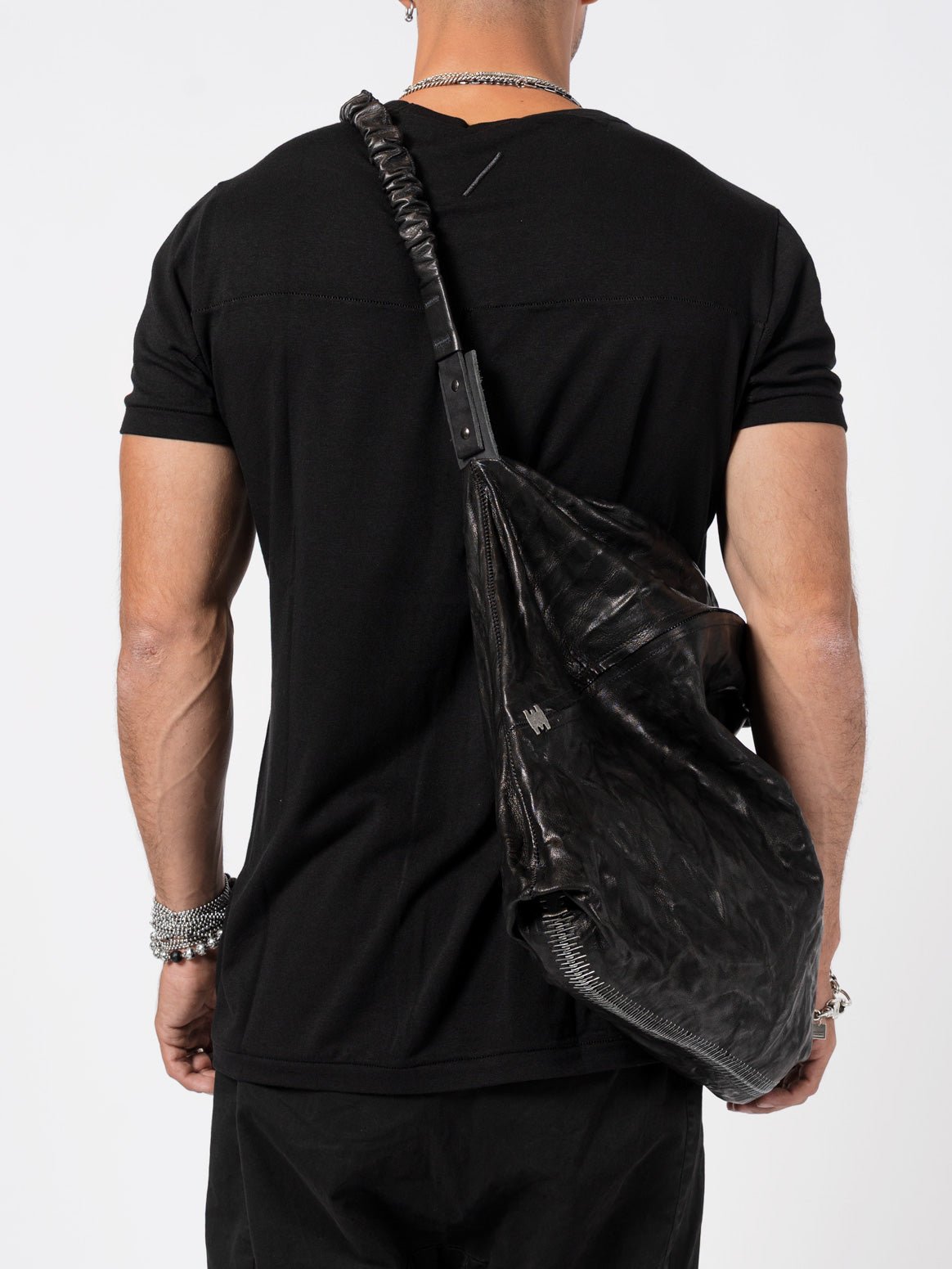 Balladeur Lambskin Shoulder Bag - by ISAAC SELLAM