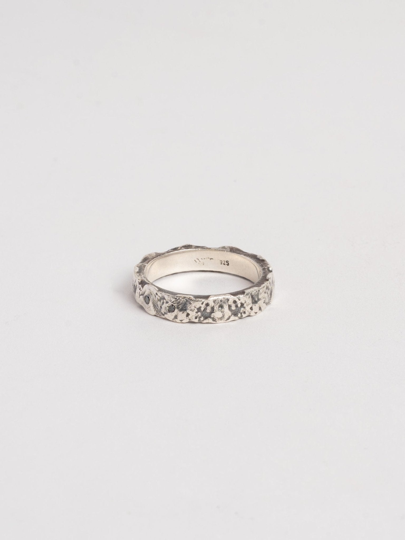 Band Ring with Diamond Accents - by AITO