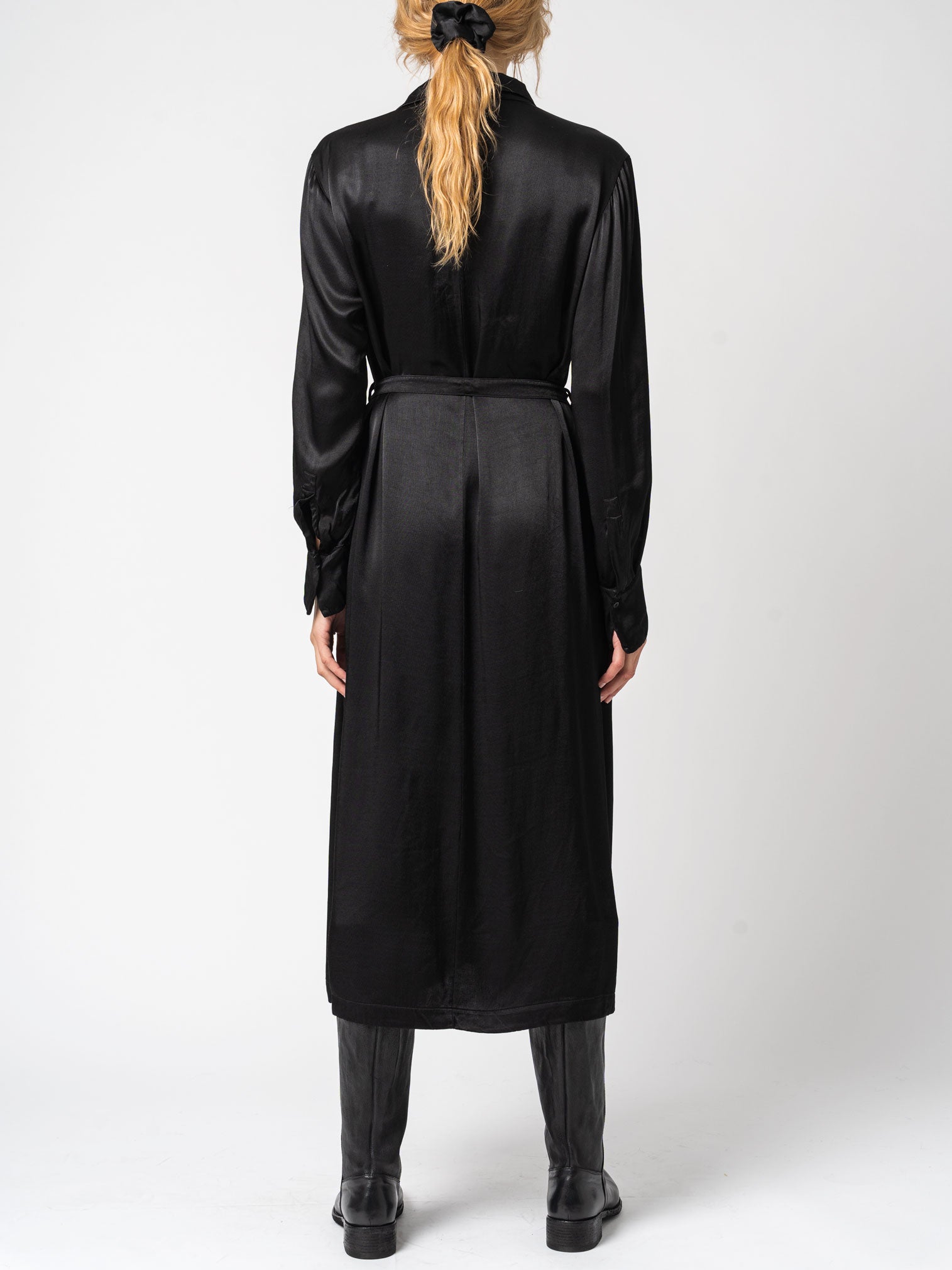 Belted Midi Dress - by TANDEM