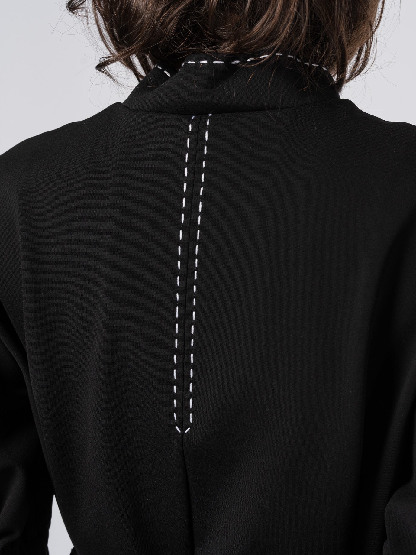 Belted Puff - Sleeve Tailored Coat - by SHARONA SHARVIT