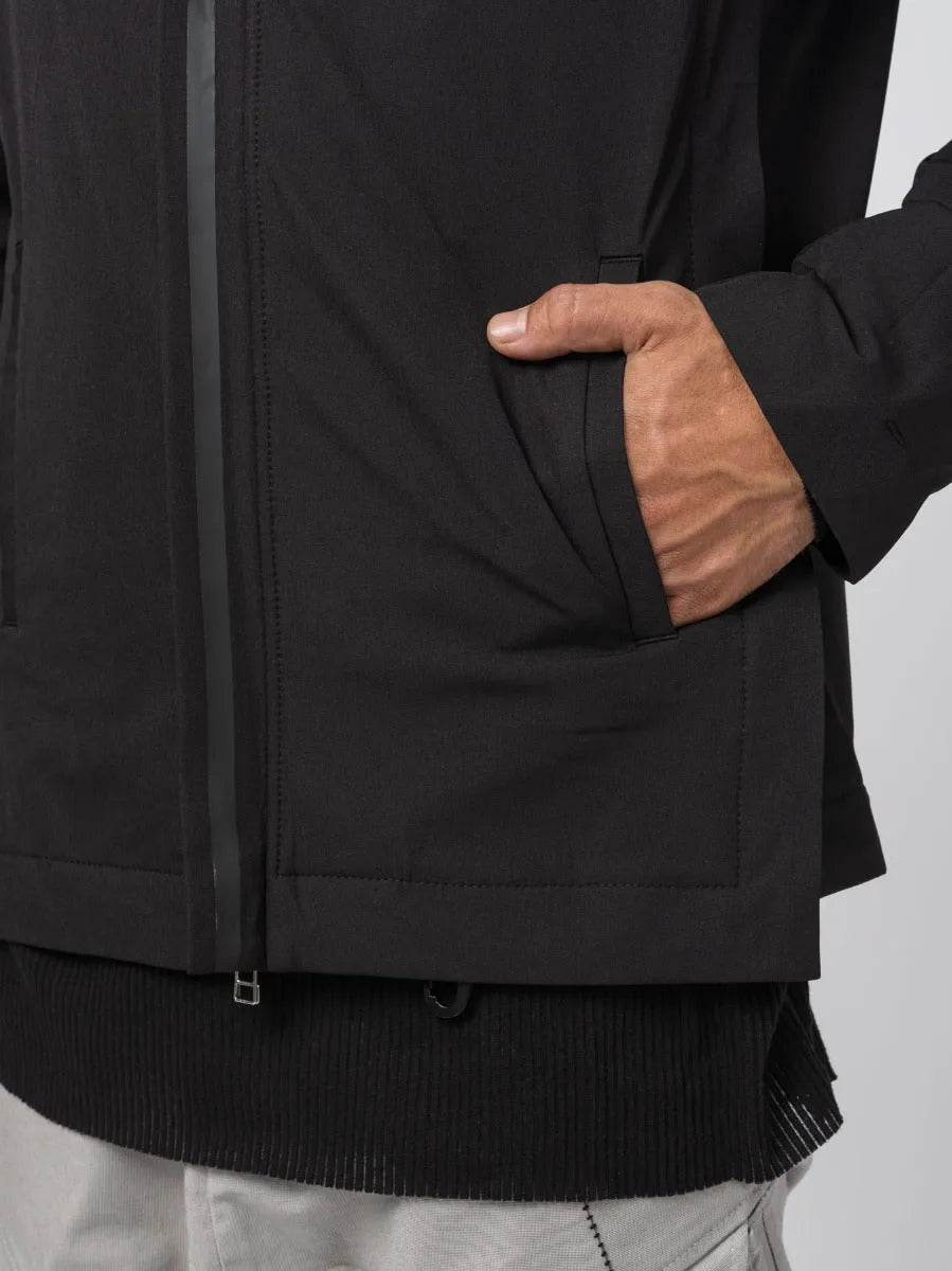 Black nylon jacket - by AITO