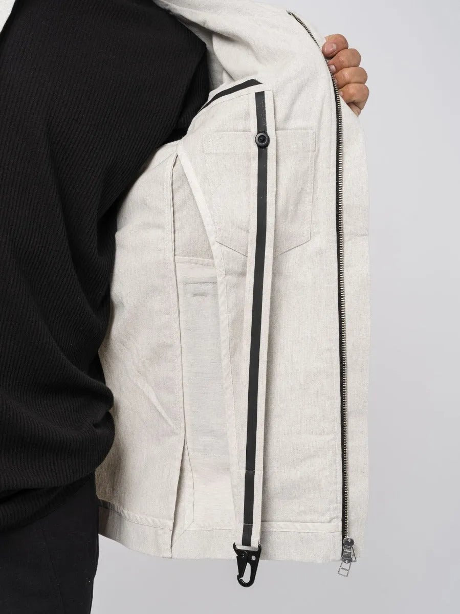 Black nylon jacket - by AITO