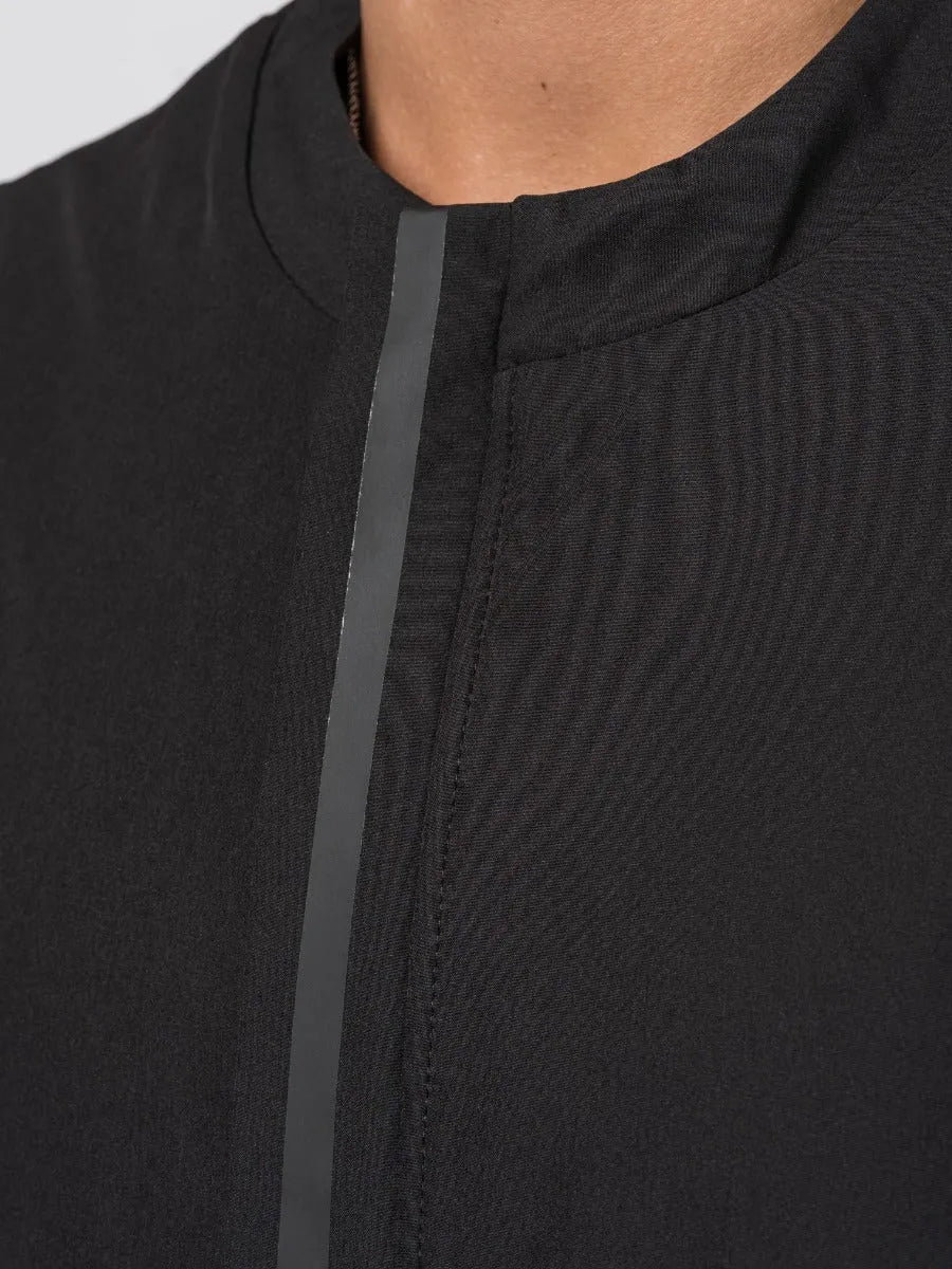 Black nylon jacket - by AITO