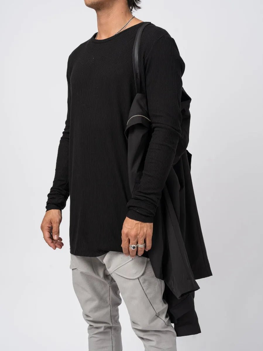 Black nylon jacket - by AITO