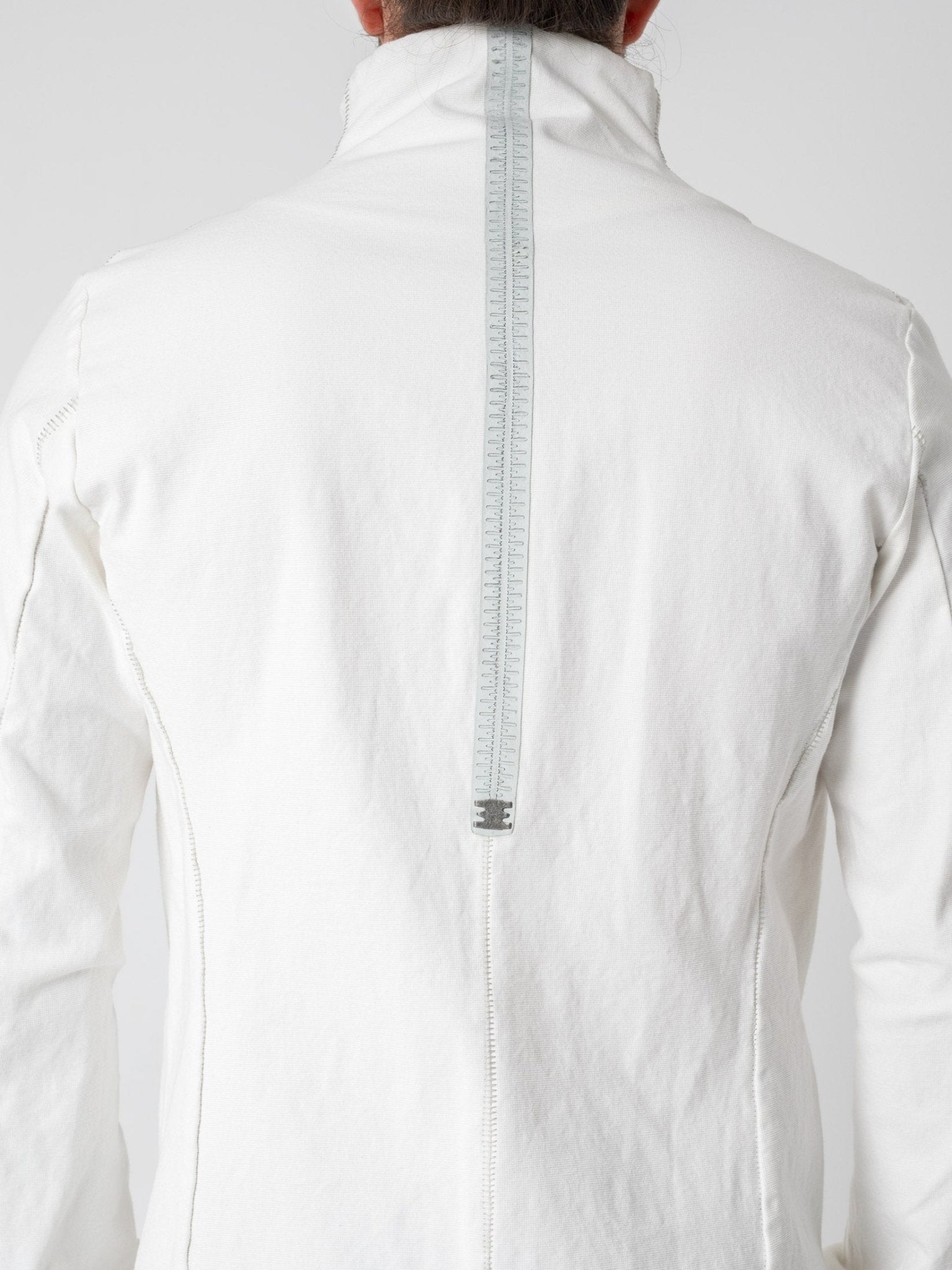 Blazer with Leather Back Detail - by ISAAC SELLAM