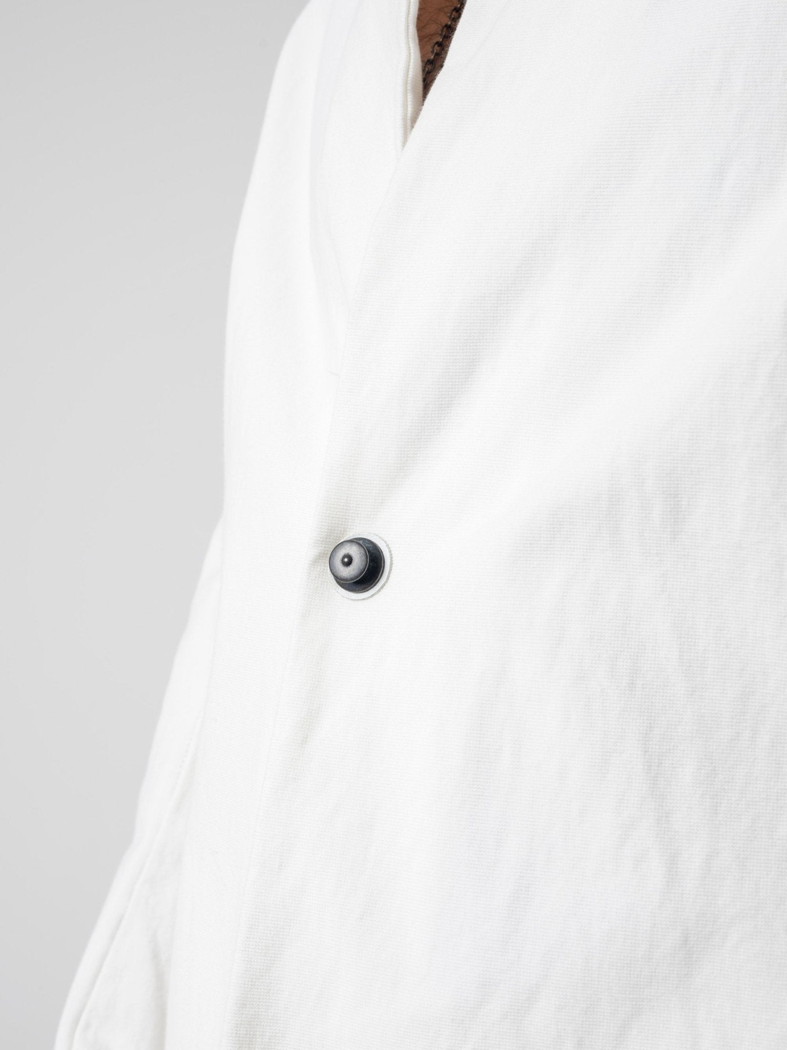 Blazer with Leather Back Detail - by ISAAC SELLAM