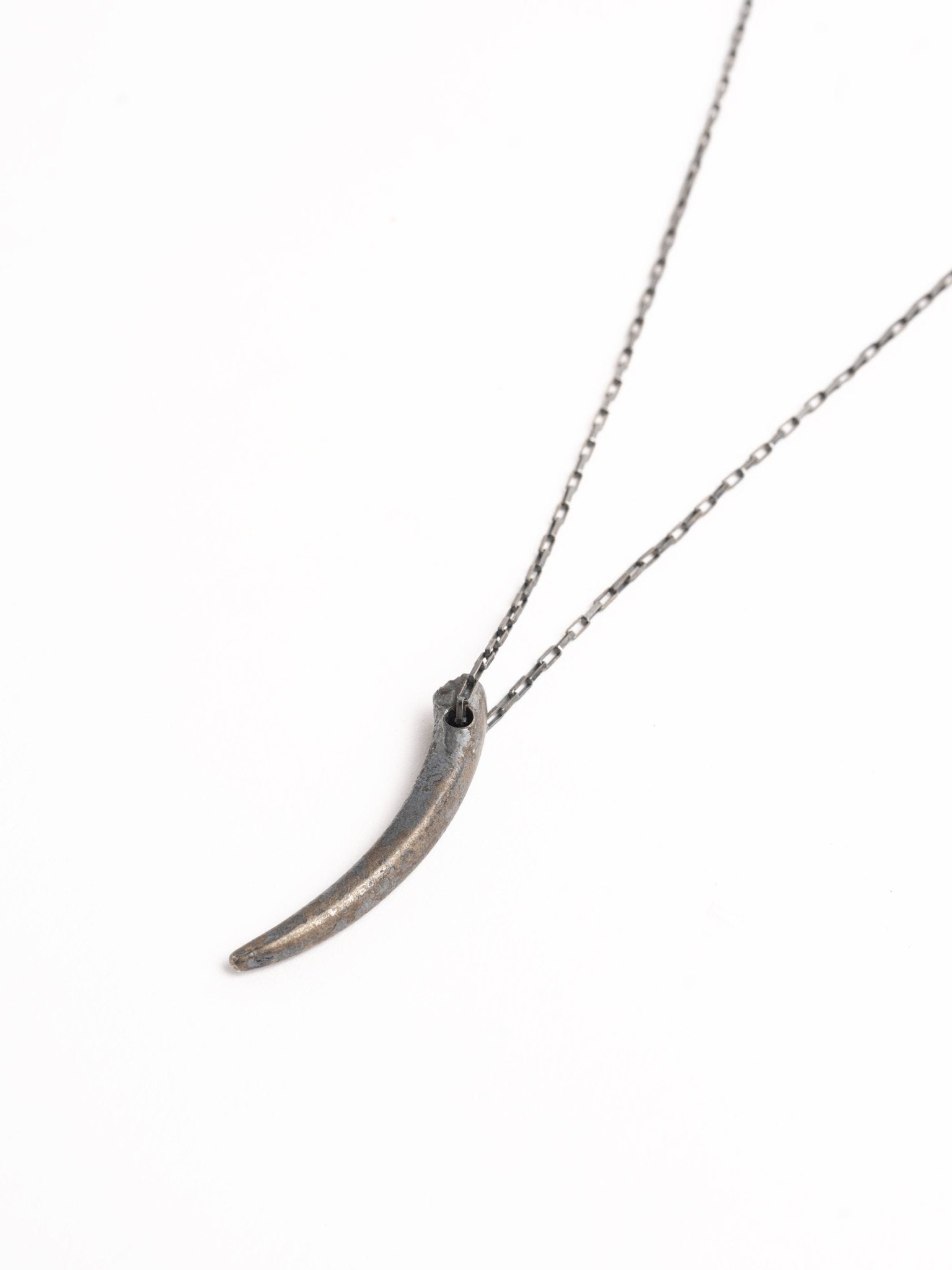Blood Garnet Horn Necklace - by MAYA NOACH