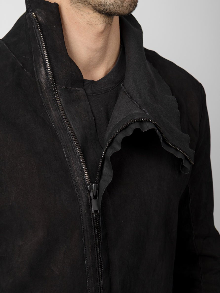 Body - Moulded Lambskin Spine Jacket - by ISAAC SELLAM