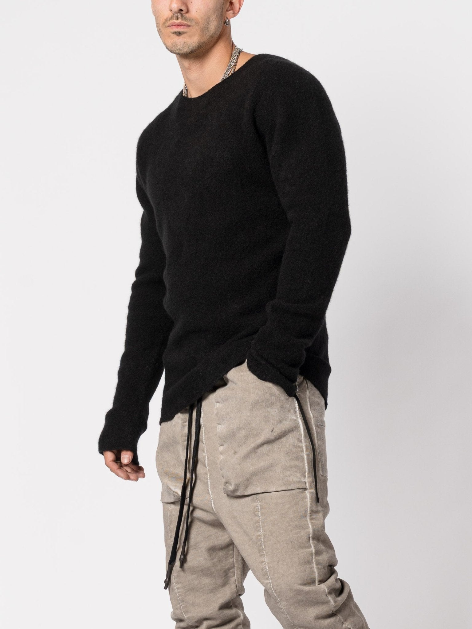 Brushed Cashmere Silk Blend Knit - by MD75