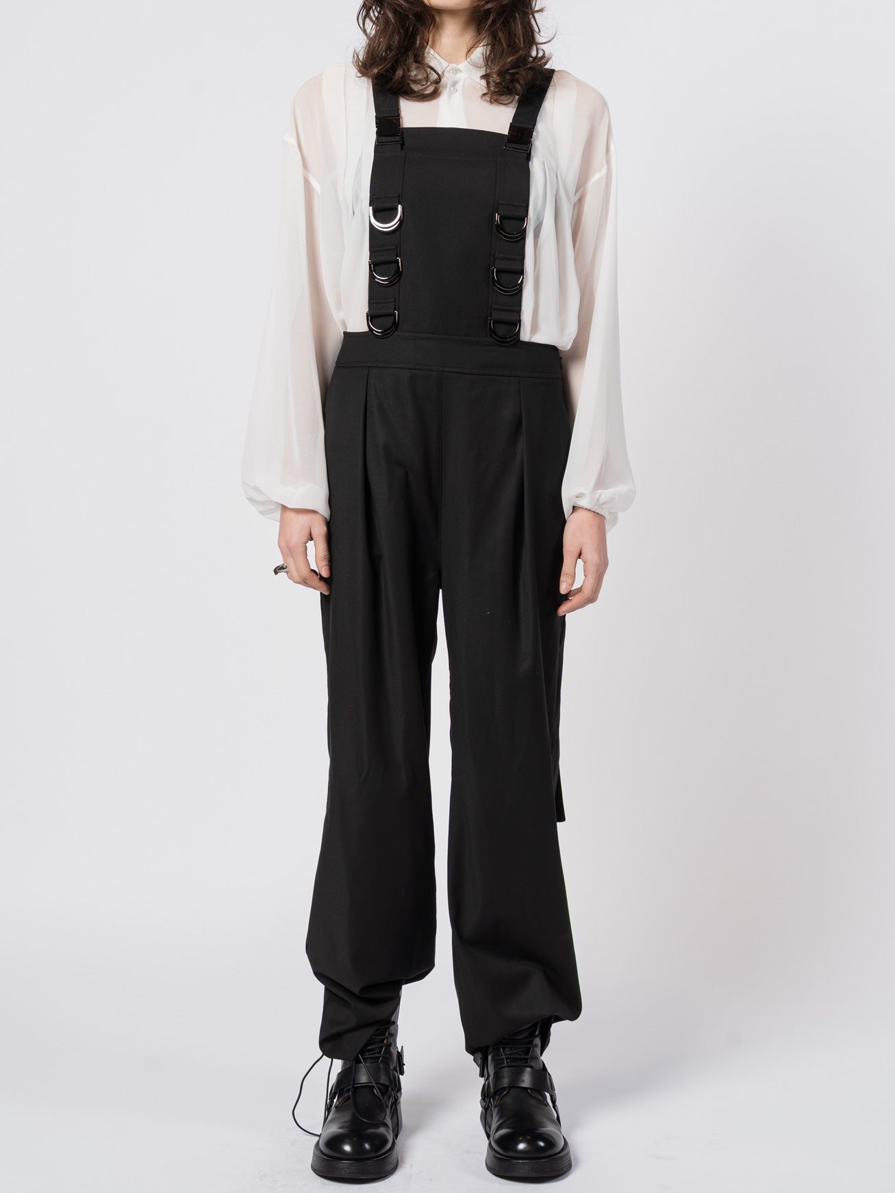 Buckled Pinafore Overall - by SHARONA SHARVIT