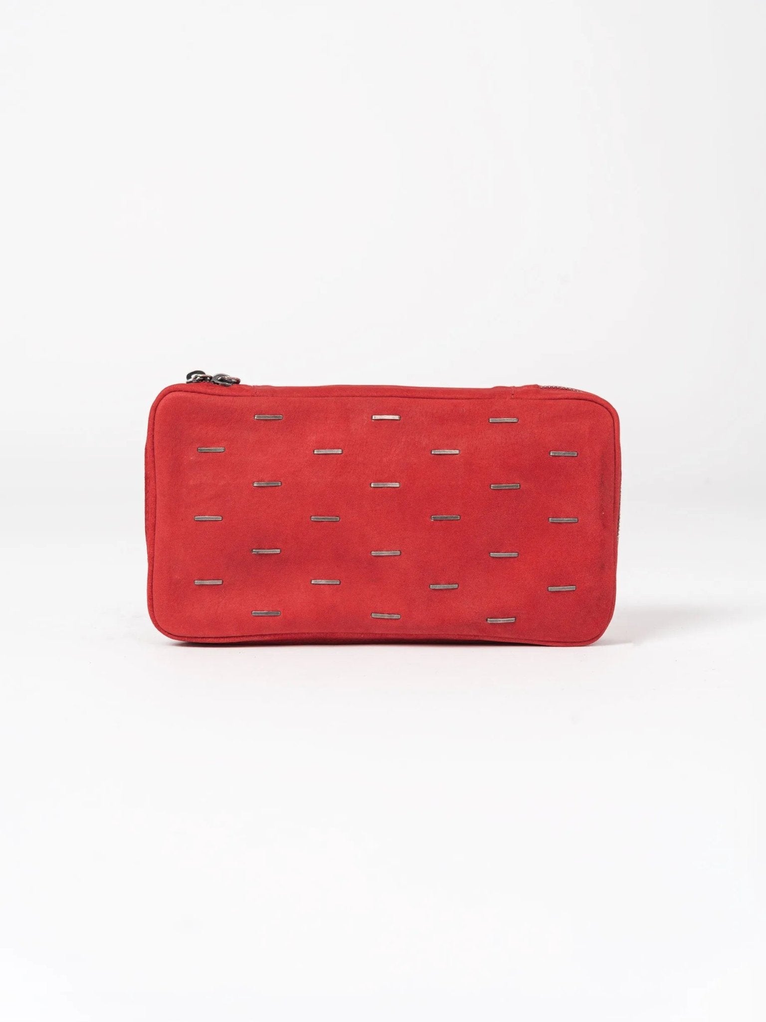 Bullskin Wallet with Silver Staples - by DANIELE BASTA