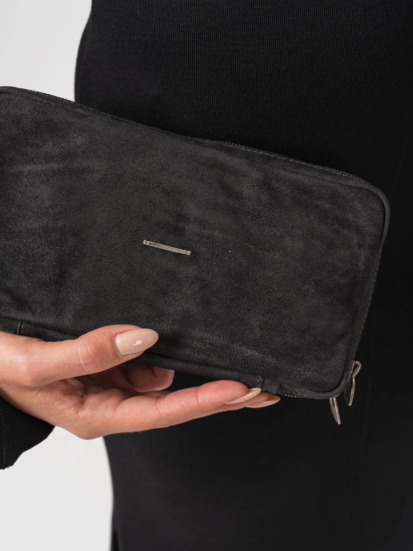 Bullskin Wallet with Silver Staples - by DANIELE BASTA