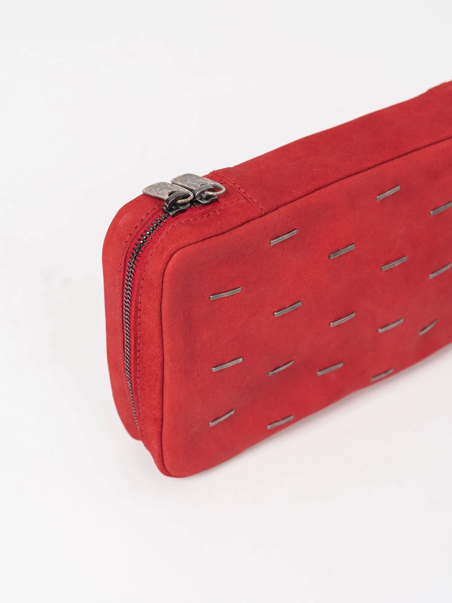 Bullskin Wallet with Silver Staples - by DANIELE BASTA