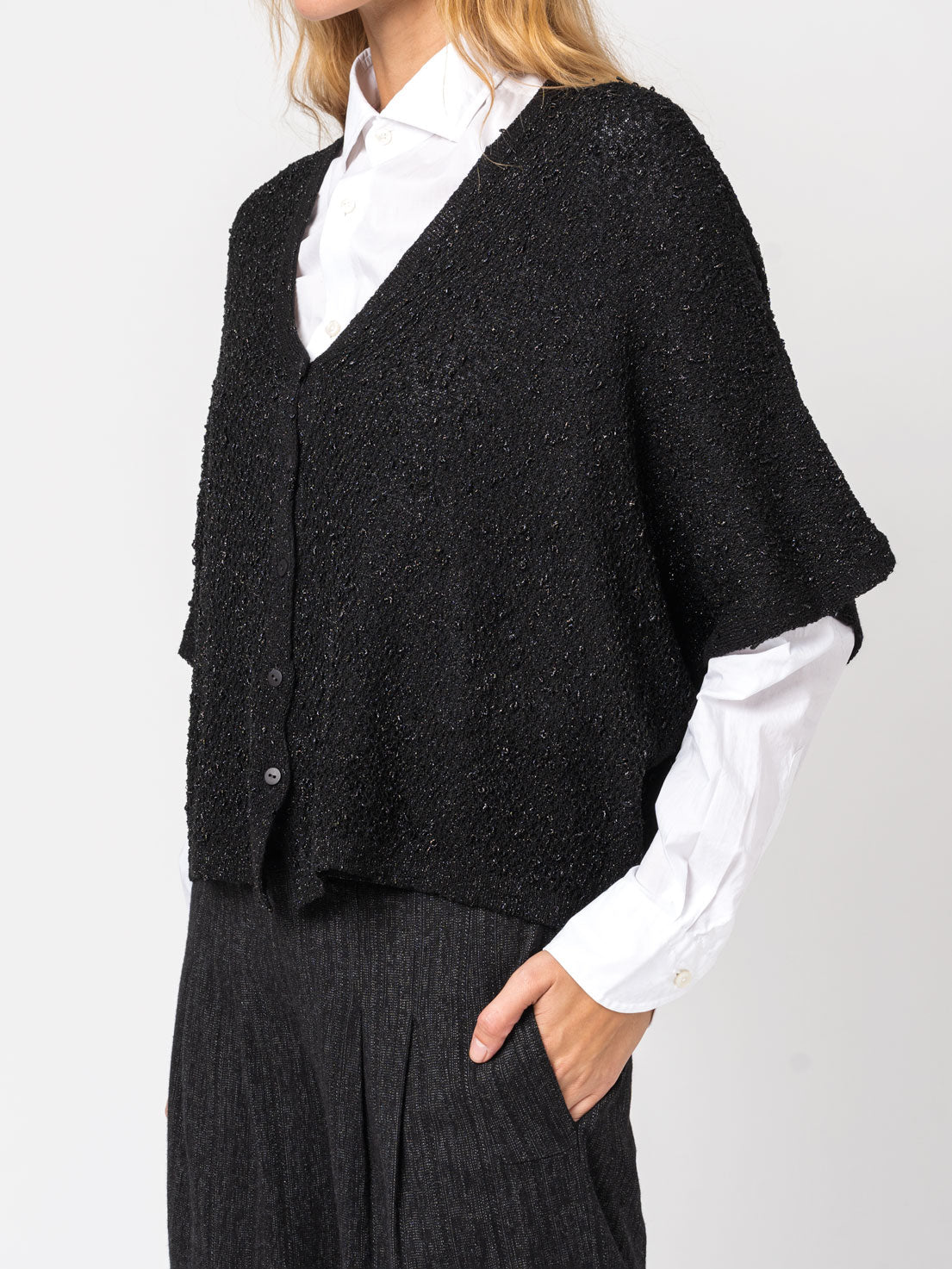 Button - Down Cardigan - by TANDEM