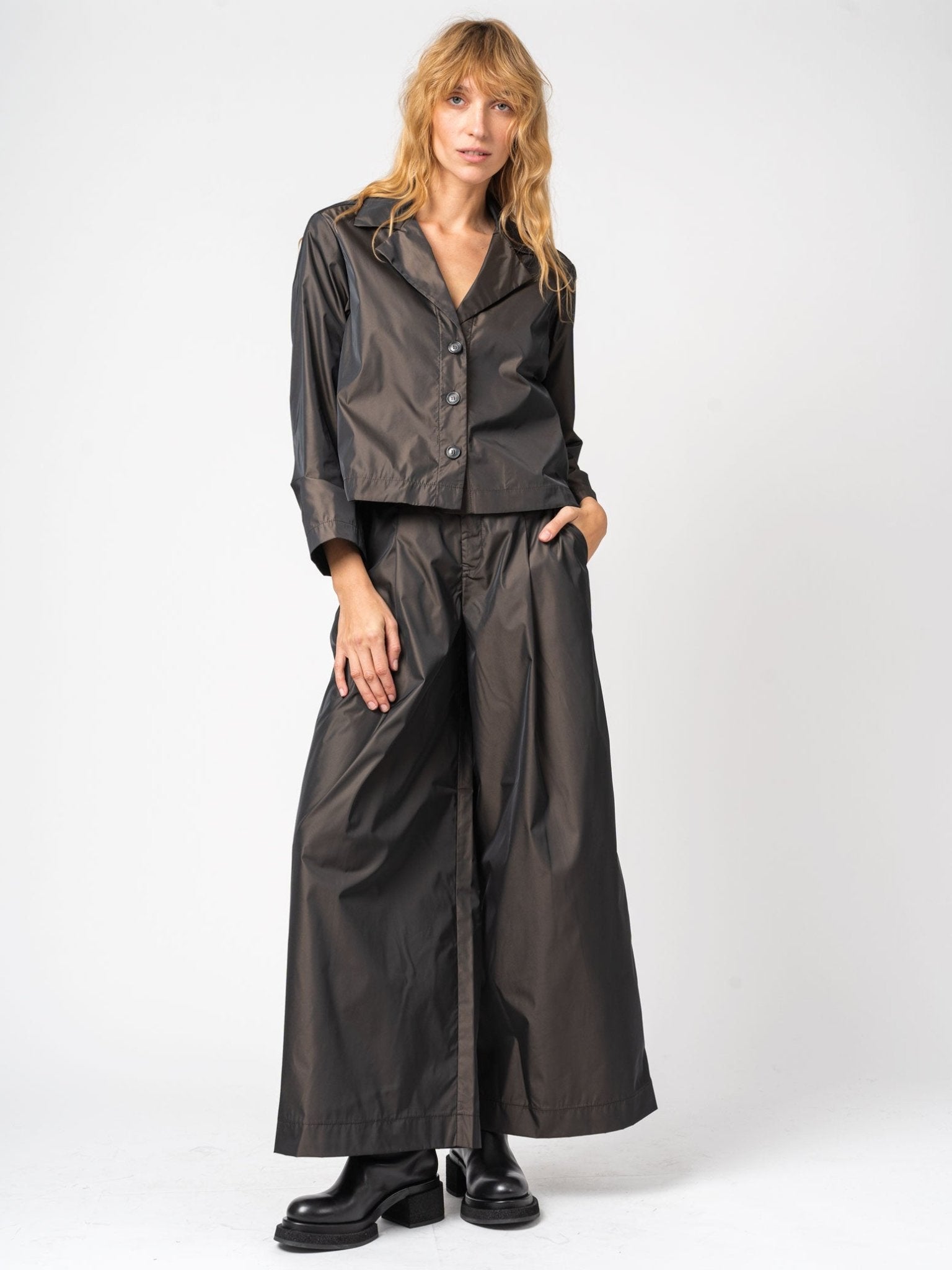 Button - Down Jacket - by TANDEM